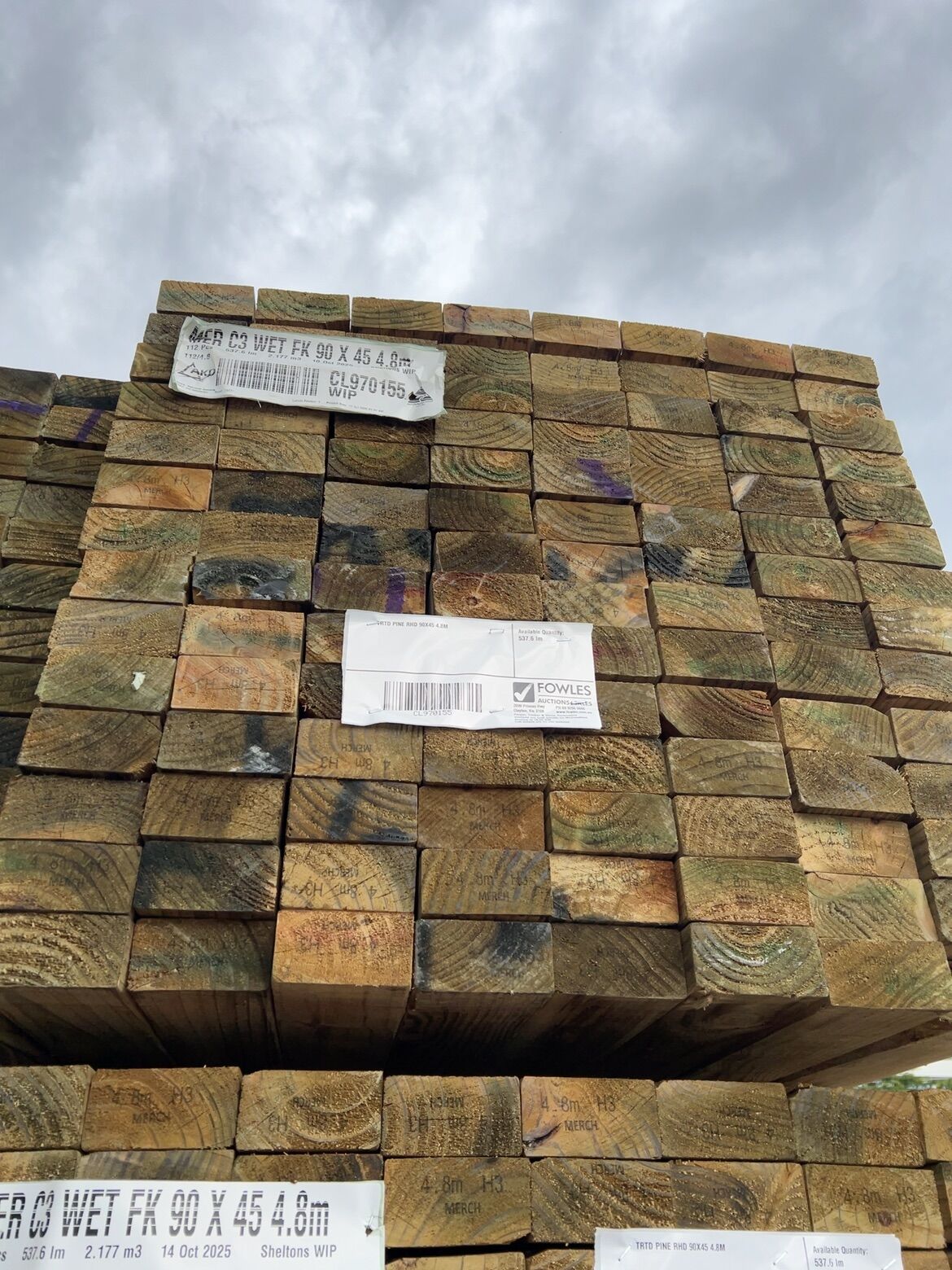 TRTD PINE RHD 90X45 4.8M TRTD PINE RHD 90X45 4.8M