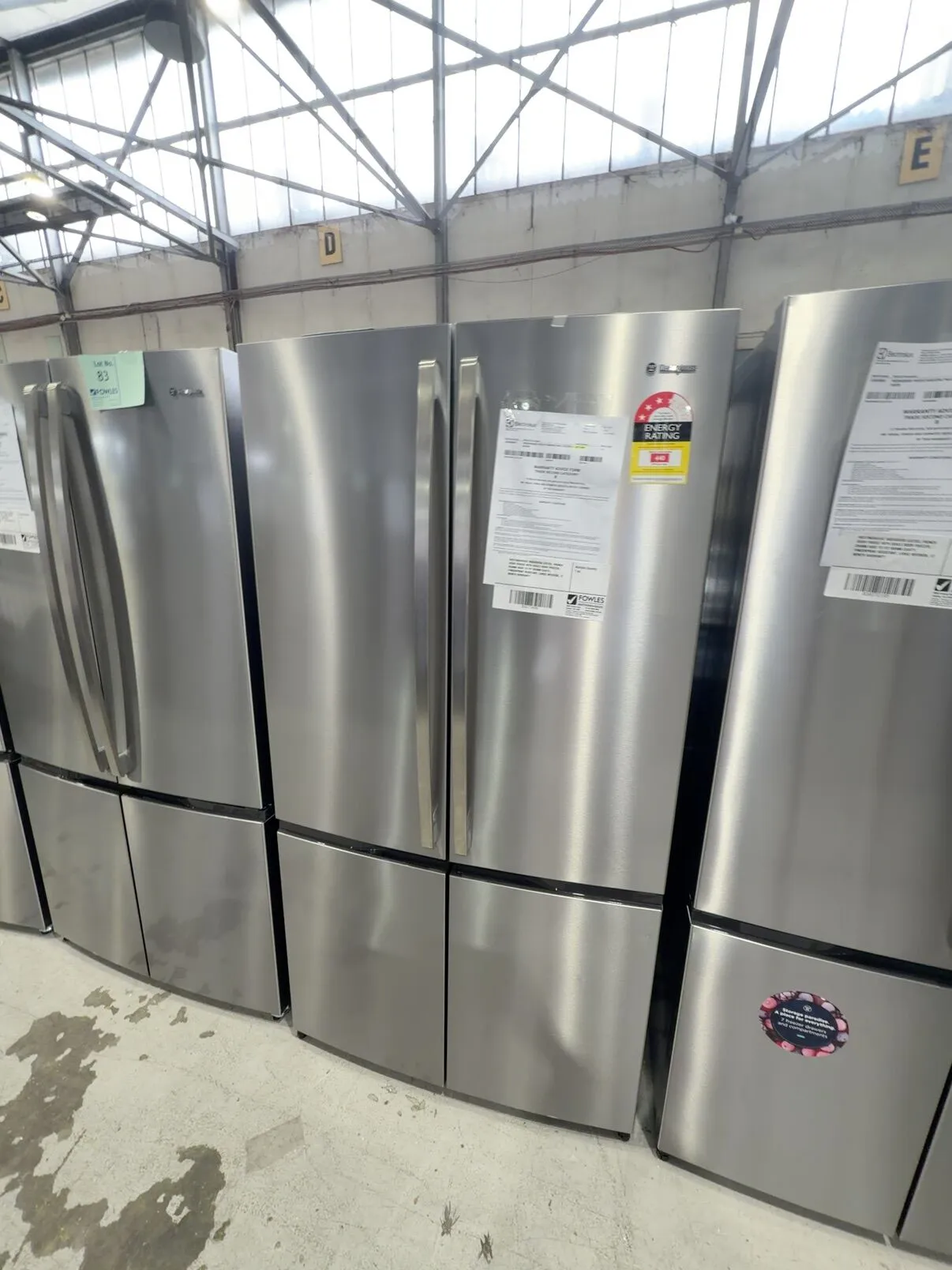 WESTINGHOUSE WQE6000SB S/STEEL FRENCH DOOR FRIDGE WITH DOULE DOOR FREEZER, 896MM WIDE TO FIT 900MM CAVITY, FINGERPRINT RESISTANT, LARGE INTERIOR, 12 MONTH WARRANTY WESTINGHOUSE WQE6000SB S/STEEL FRENCH DOOR FRIDGE WITH DOULE DOOR FREEZER, 896MM WIDE TO FIT 900MM CAVITY, FINGERPRINT RESISTANT, LARGE INTERIOR, 12 MONTH WARRANTY