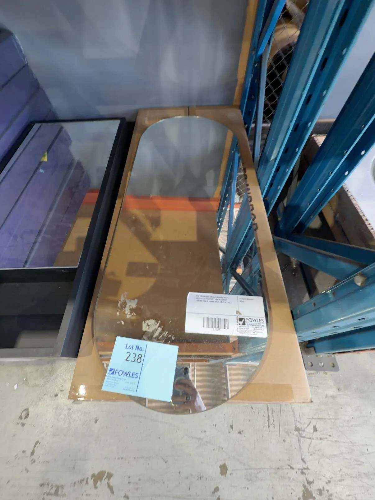 NEW FRAMELESS OBLONG MIRROR WITH , BACKLIT LED LIGHTING, TOUCH SENSOR, 1200MM HIGH X 450MM WIDE, CO45120-PILL RRP$649 NEW FRAMELESS OBLONG MIRROR WITH , BACKLIT LED LIGHTING, TOUCH SENSOR, 1200MM HIGH X 450MM WIDE, CO45120-PILL RRP$649