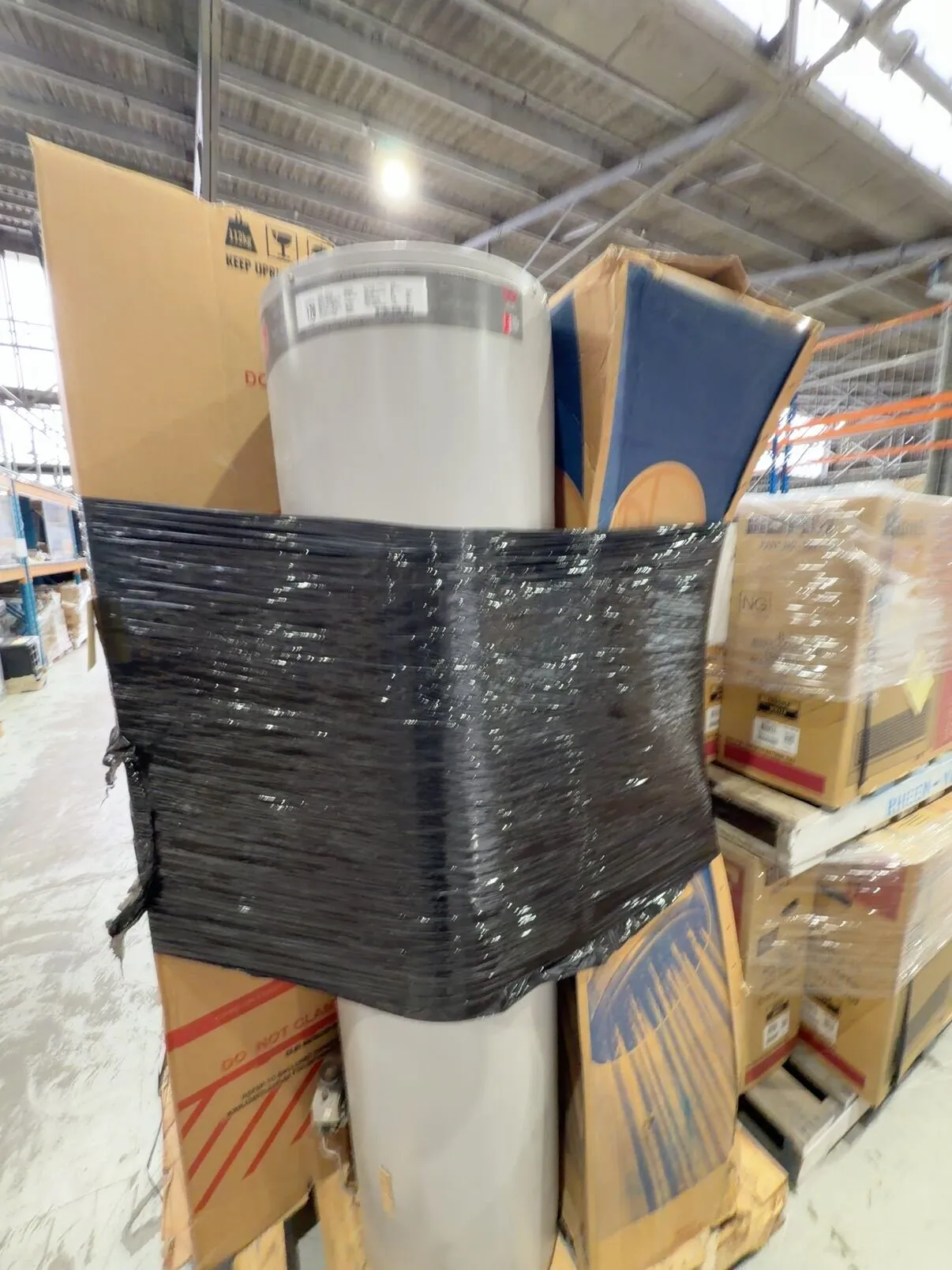 PALLET OF RHEEM HOT WATER HEATERS, SOLD AS IS NO WARRANTY PALLET OF RHEEM HOT WATER HEATERS, SOLD AS IS NO WARRANTY