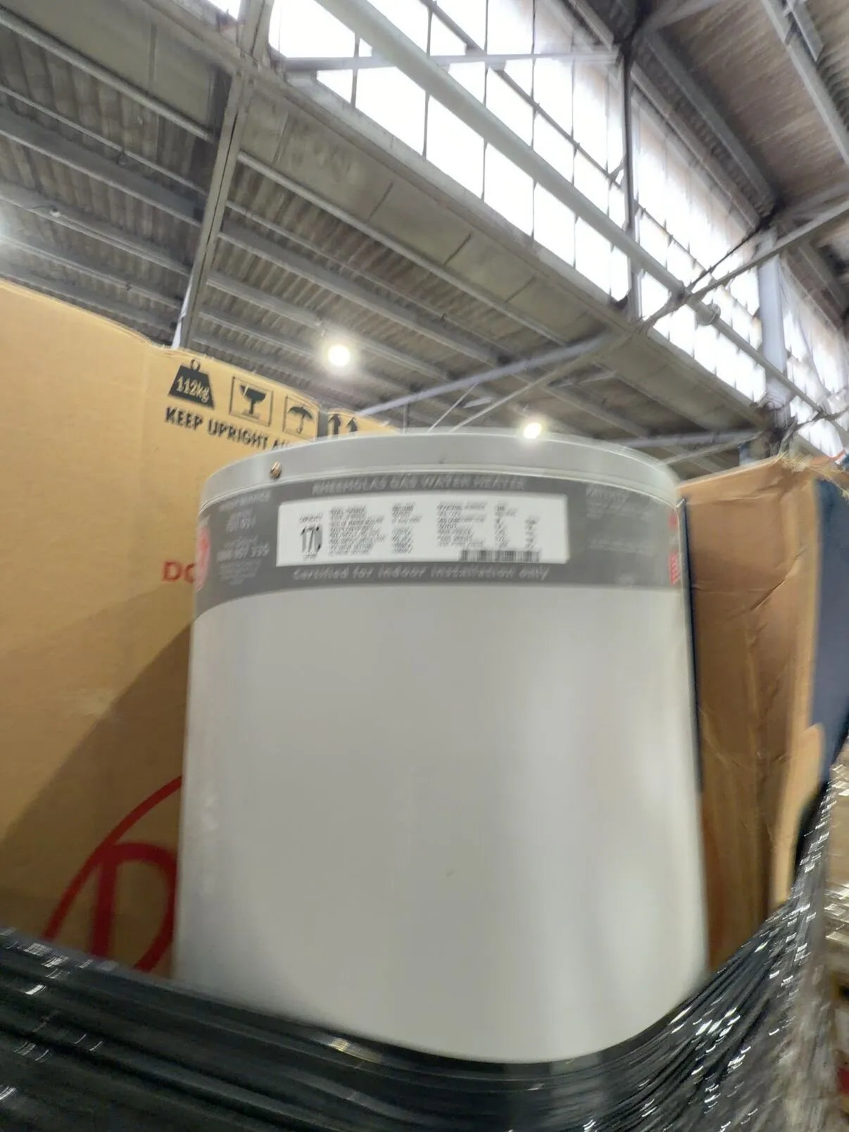 PALLET OF RHEEM HOT WATER HEATERS, SOLD AS IS NO WARRANTY PALLET OF RHEEM HOT WATER HEATERS, SOLD AS IS NO WARRANTY