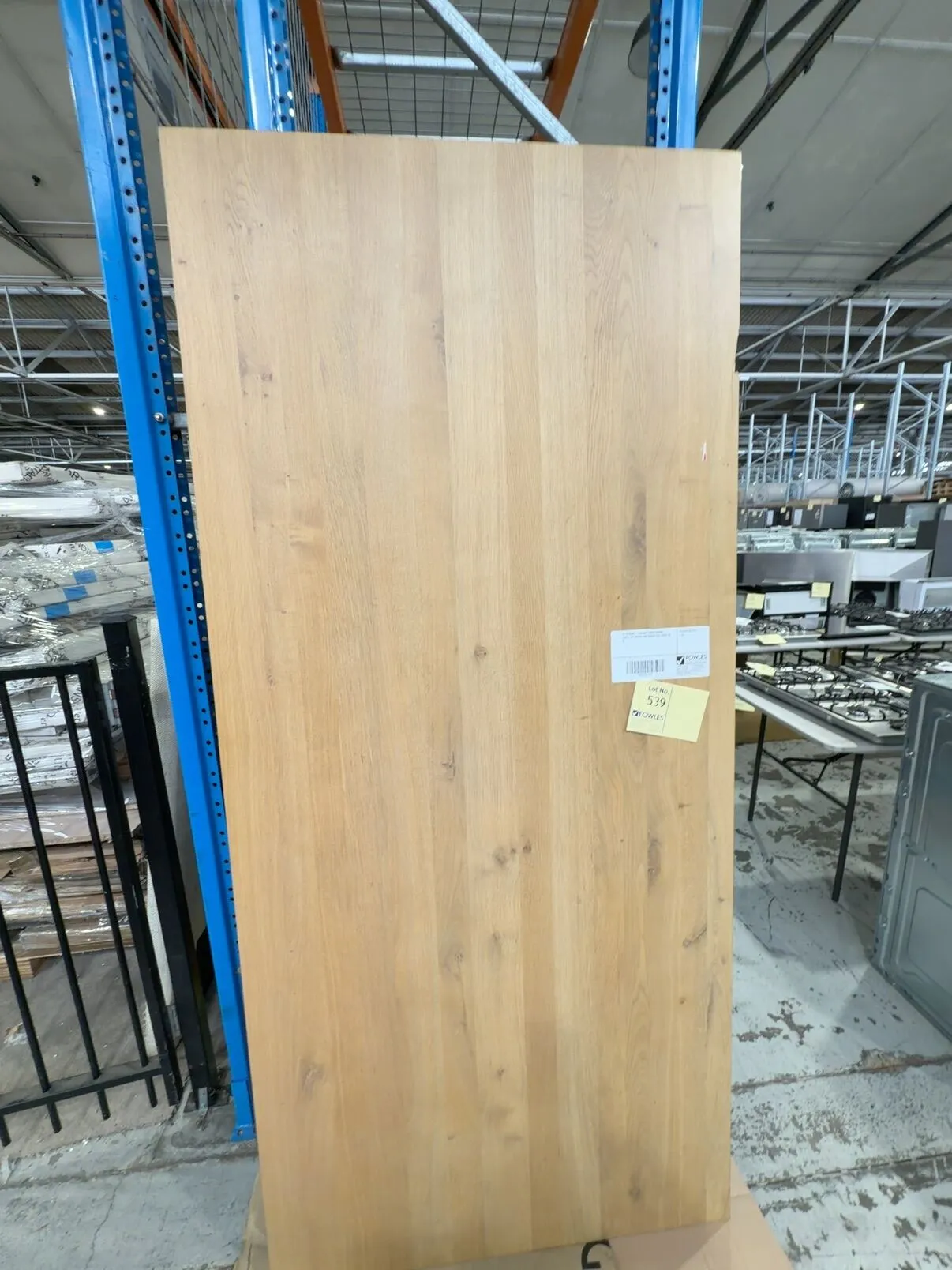 EX STAGING - 2200MM TIMBER DINING TABLE, HAS MARKS AND SHOWS USE, SOLD AS IS EX STAGING - 2200MM TIMBER DINING TABLE, HAS MARKS AND SHOWS USE, SOLD AS IS