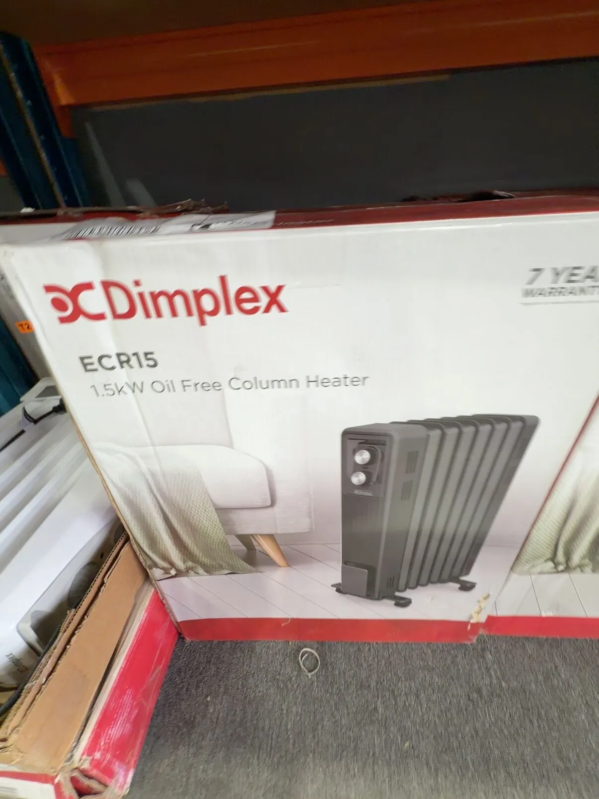 EX DISPLAY DIMPLEX ECR15 OIL FREE COLUMN HEATER 1.5KW, 3 MONTH WARRANTY EX DISPLAY DIMPLEX ECR15 OIL FREE COLUMN HEATER 1.5KW, 3 MONTH WARRANTY