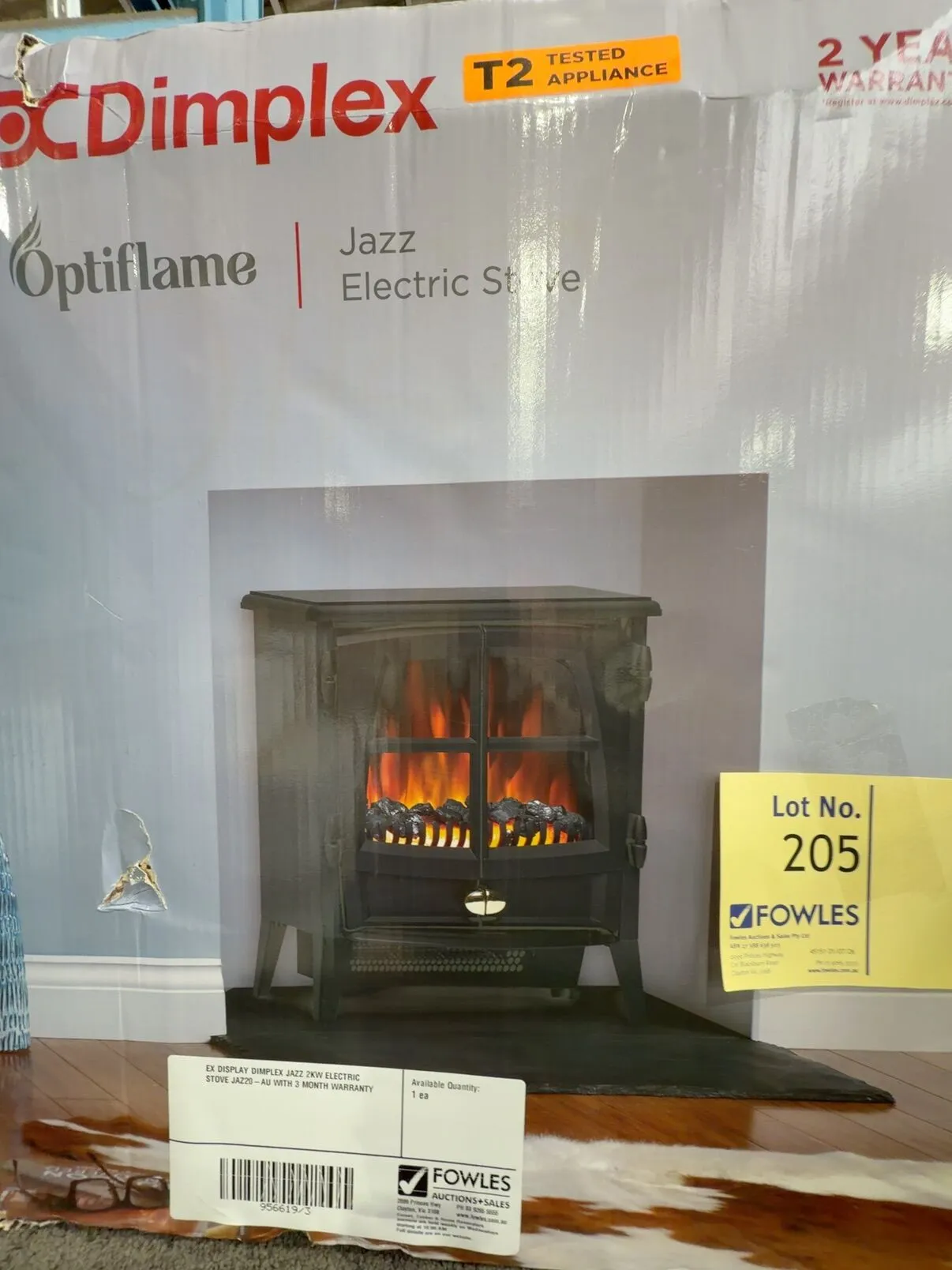 EX DISPLAY DIMPLEX JAZZ 2KW ELECTRIC STOVE JAZ20-AU WITH 3 MONTH WARRANTY EX DISPLAY DIMPLEX JAZZ 2KW ELECTRIC STOVE JAZ20-AU WITH 3 MONTH WARRANTY