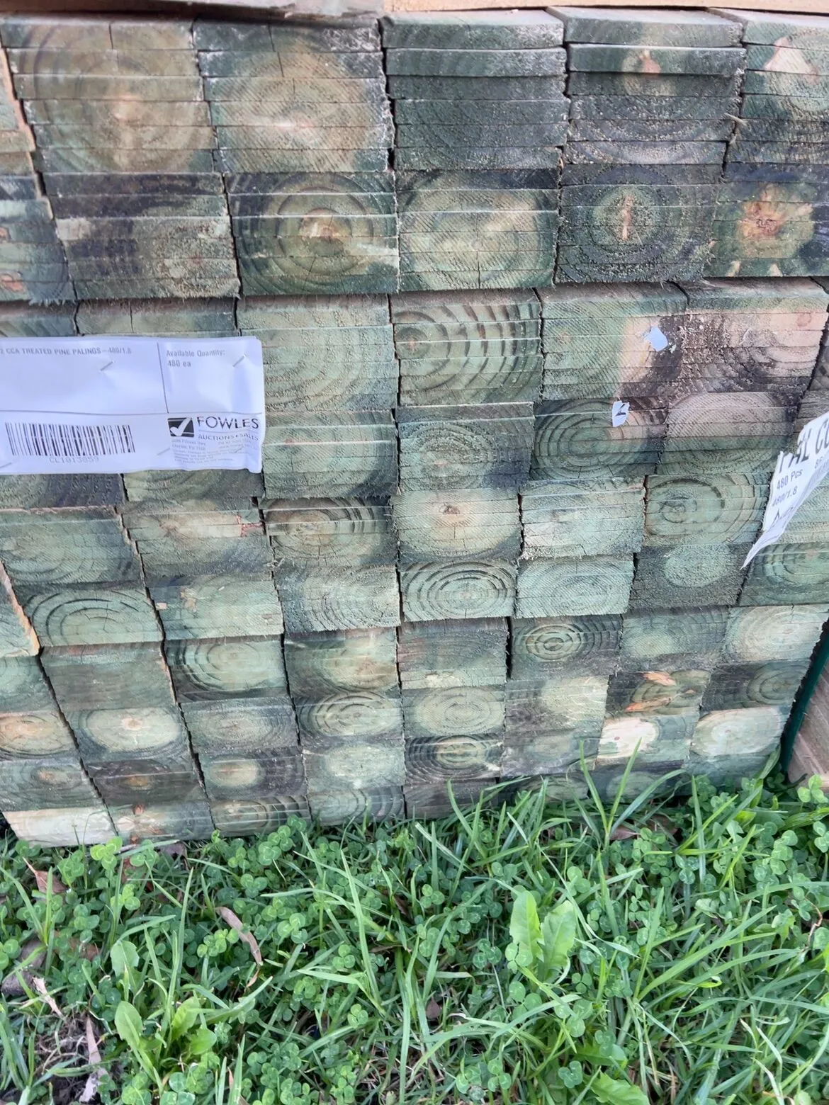 100X12 CCA TREATED PINE PALINGS-480/1.8 100X12 CCA TREATED PINE PALINGS-480/1.8
