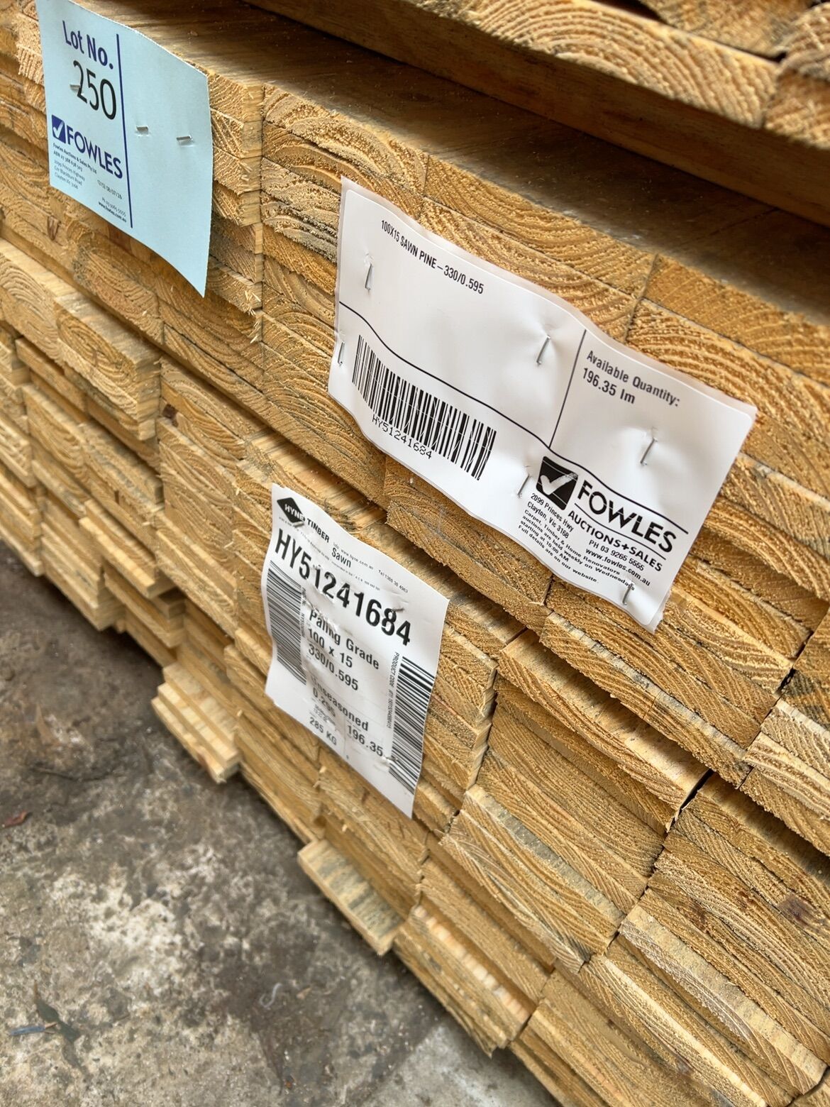 100X15 SAWN PINE-330/0.595 100X15 SAWN PINE-330/0.595