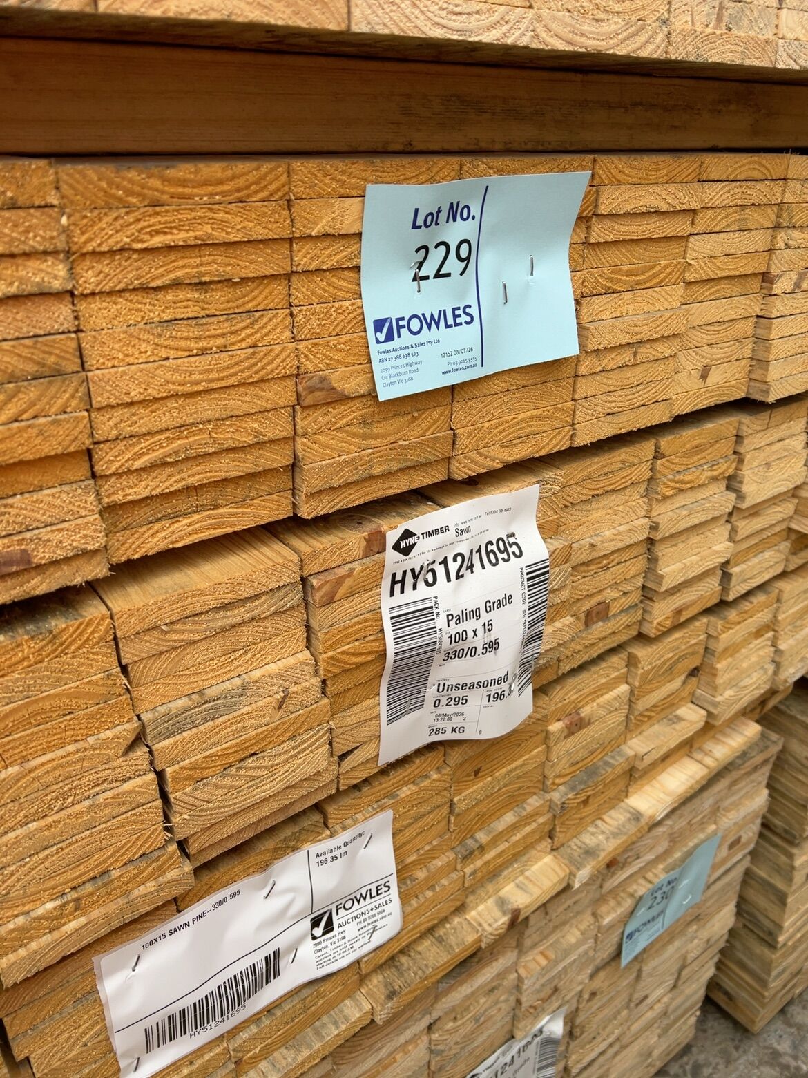 100X15 SAWN PINE-330/0.595 100X15 SAWN PINE-330/0.595