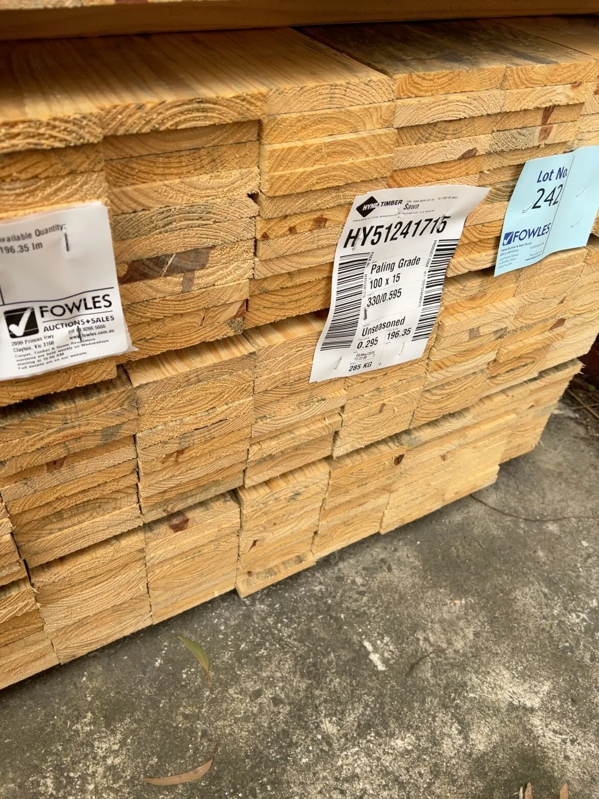 100X15 SAWN PINE-330/0.595 100X15 SAWN PINE-330/0.595