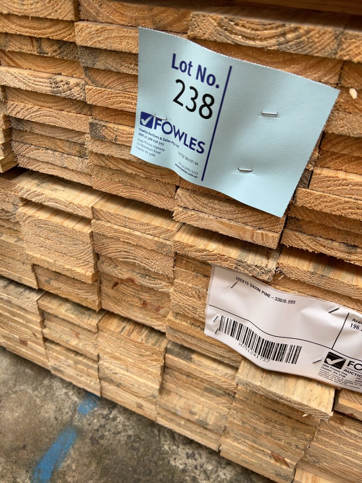 100X15 SAWN PINE-330/0.595 100X15 SAWN PINE-330/0.595