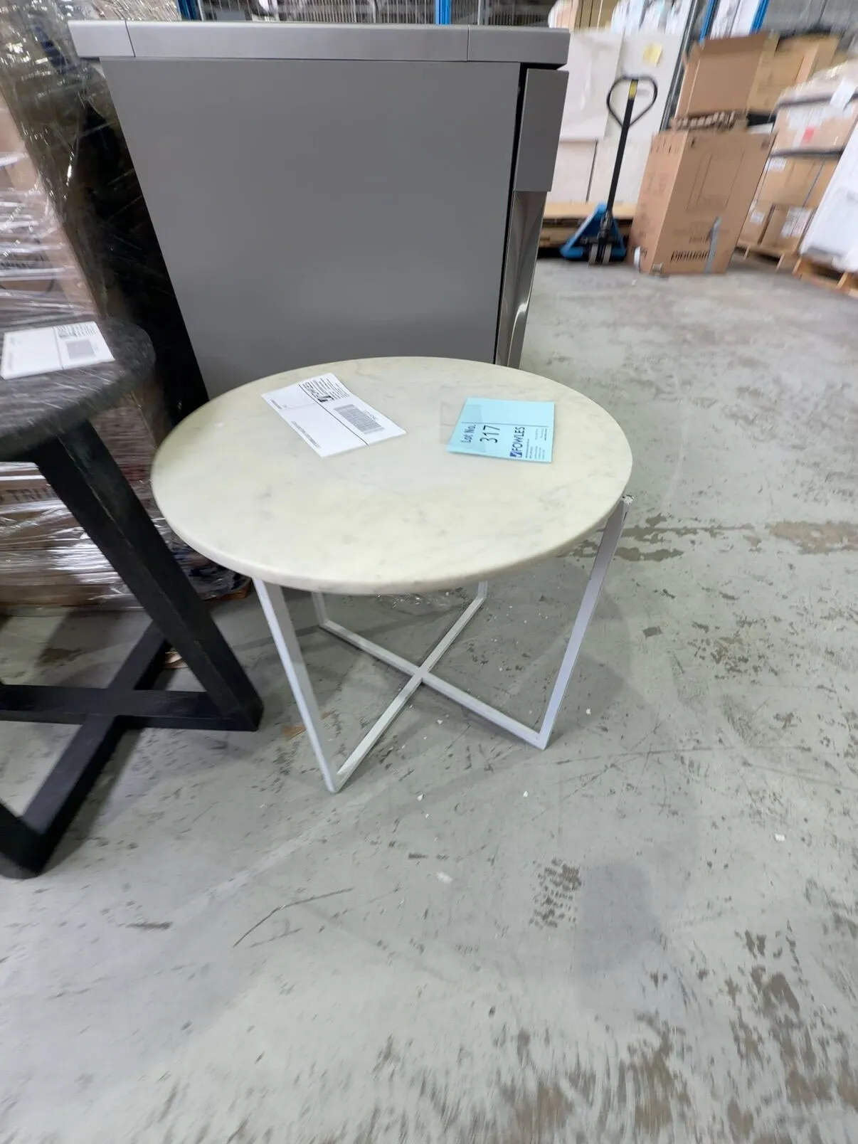 EX STAGING SIDE TABLE, SOLD AS IS EX STAGING SIDE TABLE, SOLD AS IS