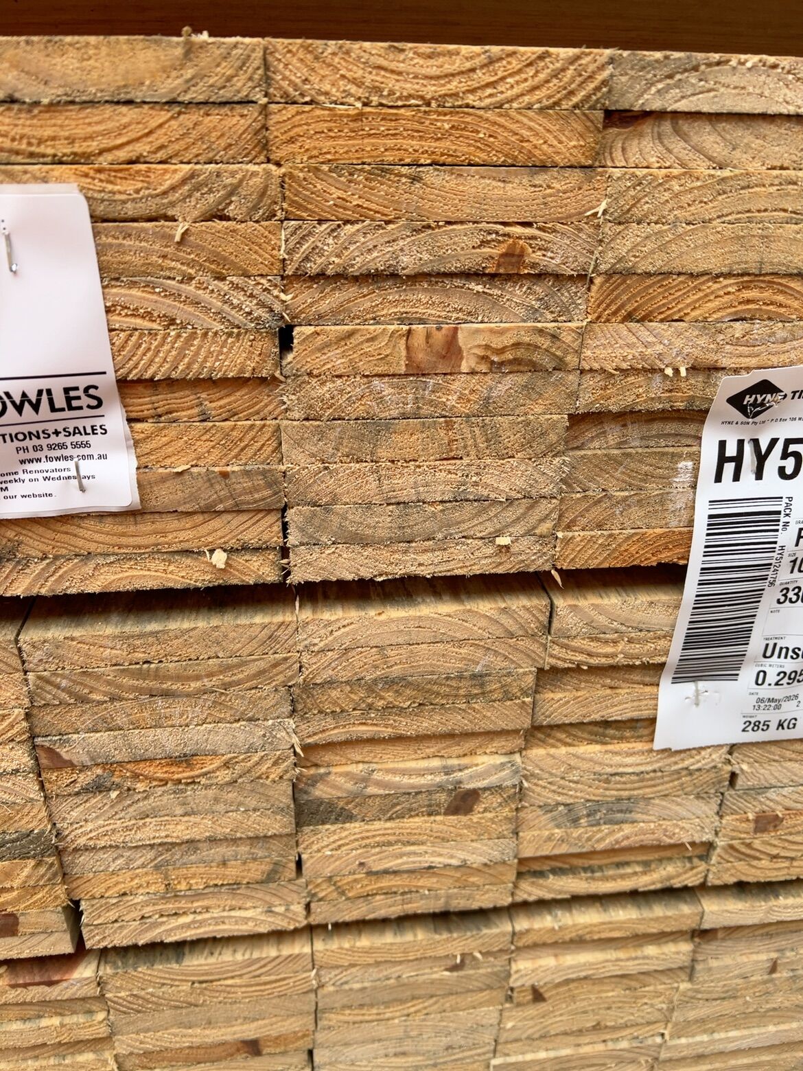 100X15 SAWN PINE-330/0.595 100X15 SAWN PINE-330/0.595