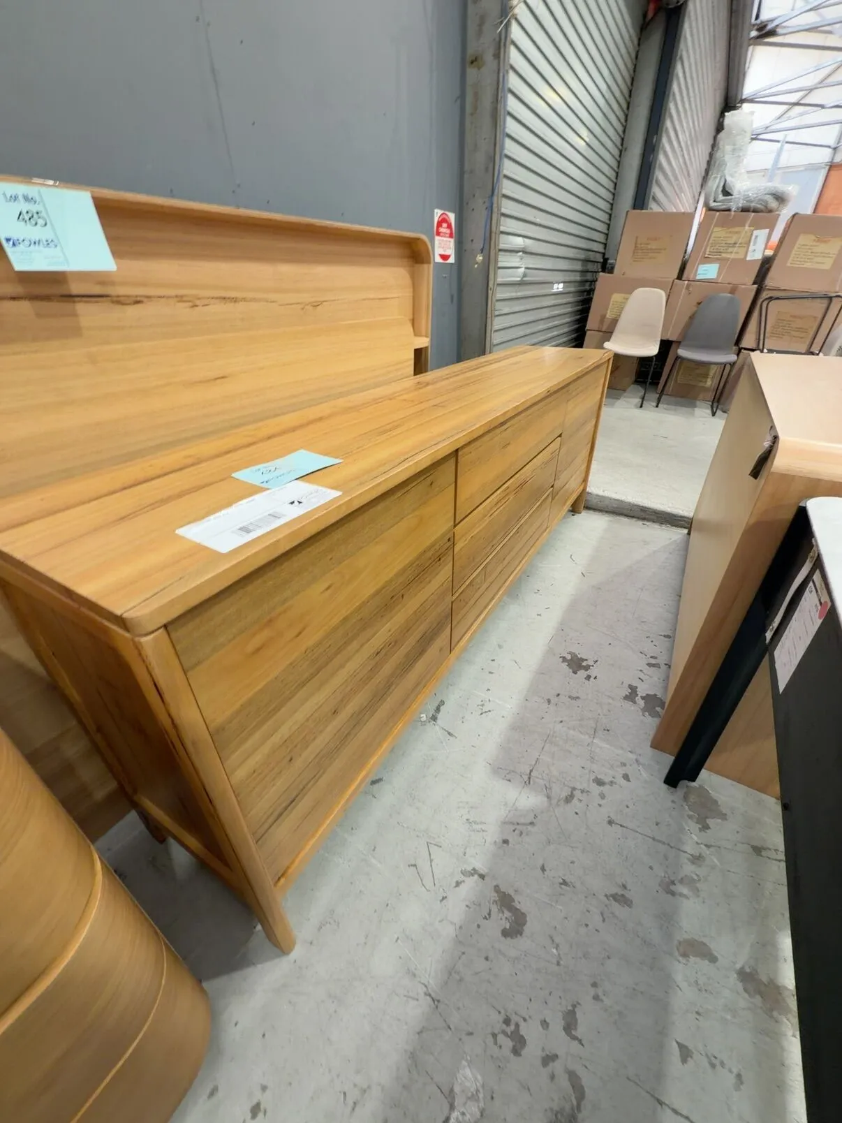 EX DISPLAY ALESSA 2200MM BUFFET, WORMY CHESTNUT, SOLD AS IS EX DISPLAY ALESSA 2200MM BUFFET, WORMY CHESTNUT, SOLD AS IS