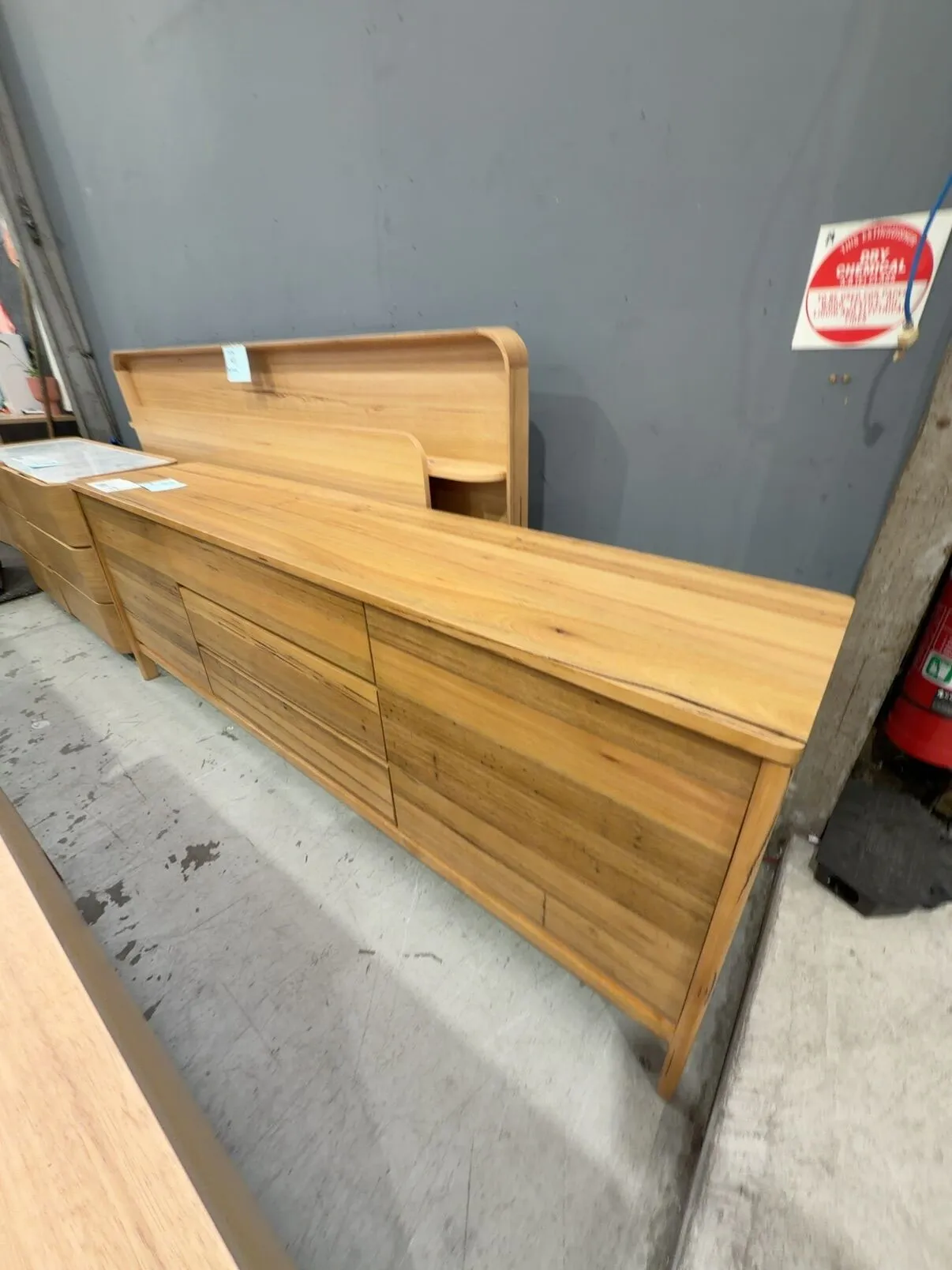 EX DISPLAY ALESSA 2200MM BUFFET, WORMY CHESTNUT, SOLD AS IS EX DISPLAY ALESSA 2200MM BUFFET, WORMY CHESTNUT, SOLD AS IS