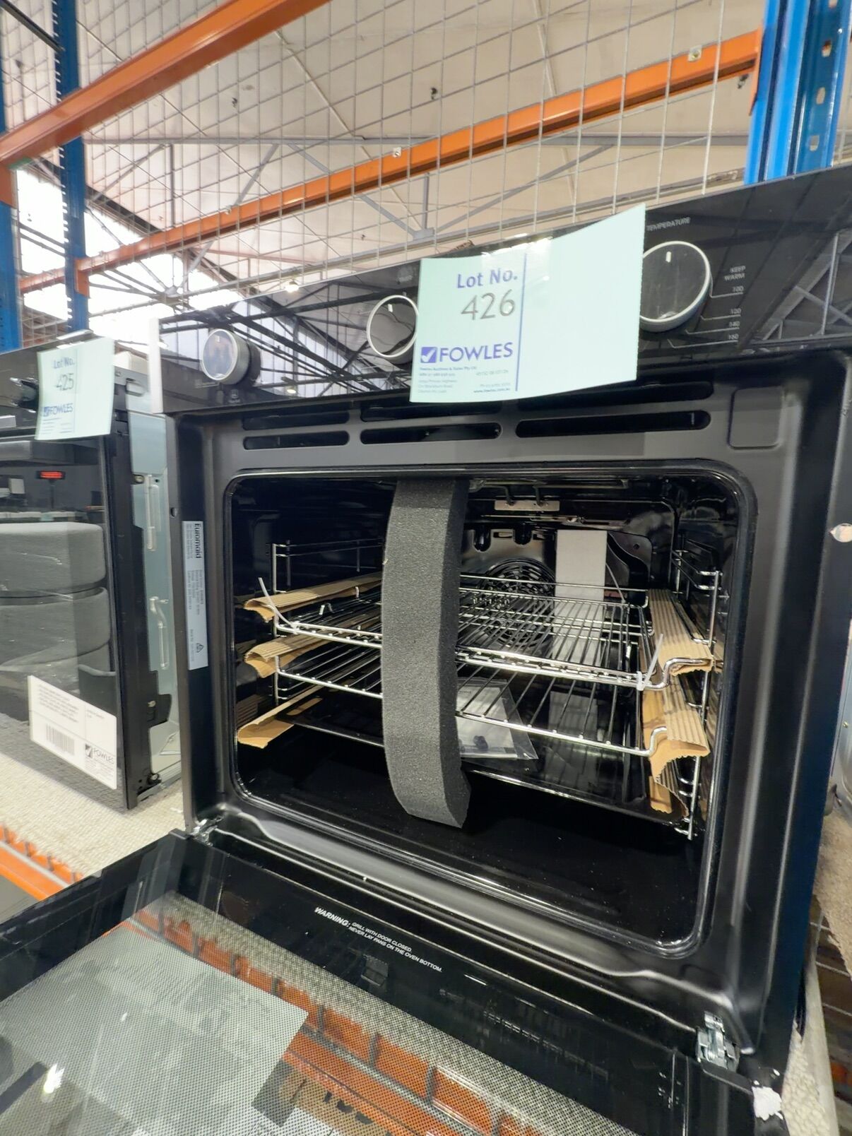 EX DISPLAY EUROMAID EO605MTS 600MM ELECTRIC OVEN, 5 FUNCTIONS, WITH 3 MONTH WARRANTY EX DISPLAY EUROMAID EO605MTS 600MM ELECTRIC OVEN, 5 FUNCTIONS, WITH 3 MONTH WARRANTY