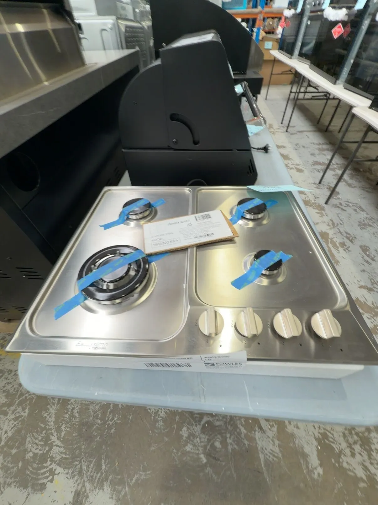 EX DISPLAY TECHNIKA TB64GWFSS 600MM GAS COOKTOP, WITH 3 MONTH WARRANTY EX DISPLAY TECHNIKA TB64GWFSS 600MM GAS COOKTOP, WITH 3 MONTH WARRANTY