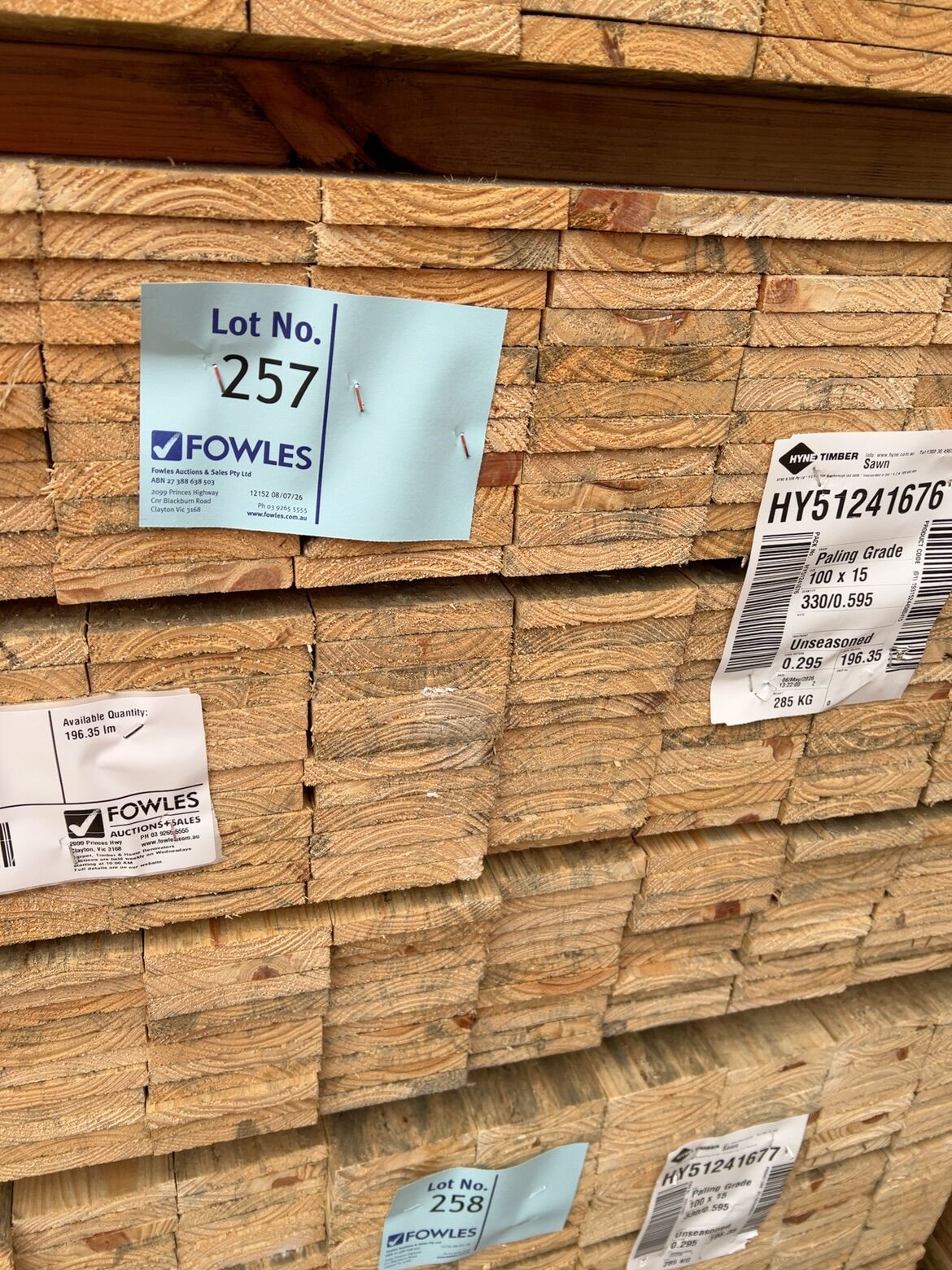 100X15 SAWN PINE-330/0.595 100X15 SAWN PINE-330/0.595