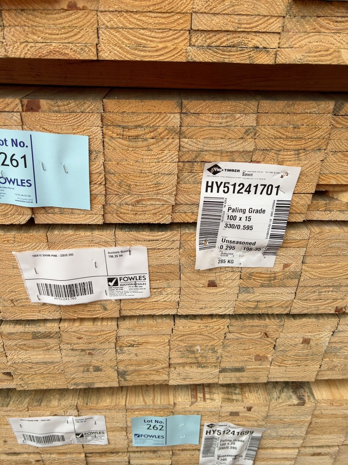 100X15 SAWN PINE-330/0.595 100X15 SAWN PINE-330/0.595