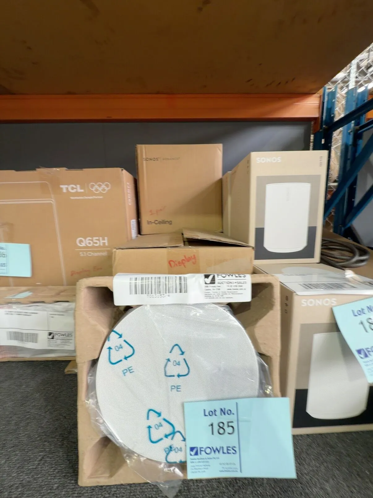 SONOS IN CEILING SPEAKERS BY SONANCE (PAIR) INCLGWW1, 12 MONTH WARRANTY SONOS IN CEILING SPEAKERS BY SONANCE (PAIR) INCLGWW1, 12 MONTH WARRANTY