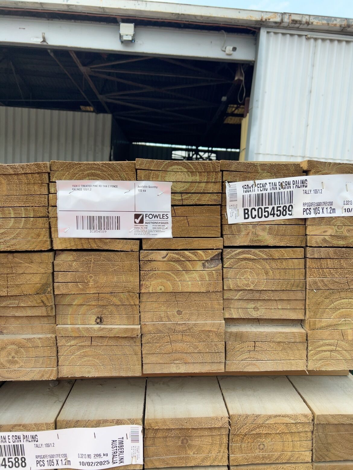 150X17 TREATED PINE H3 TAN E FENCE PALINGS 105/1.2 150X17 TREATED PINE H3 TAN E FENCE PALINGS 105/1.2