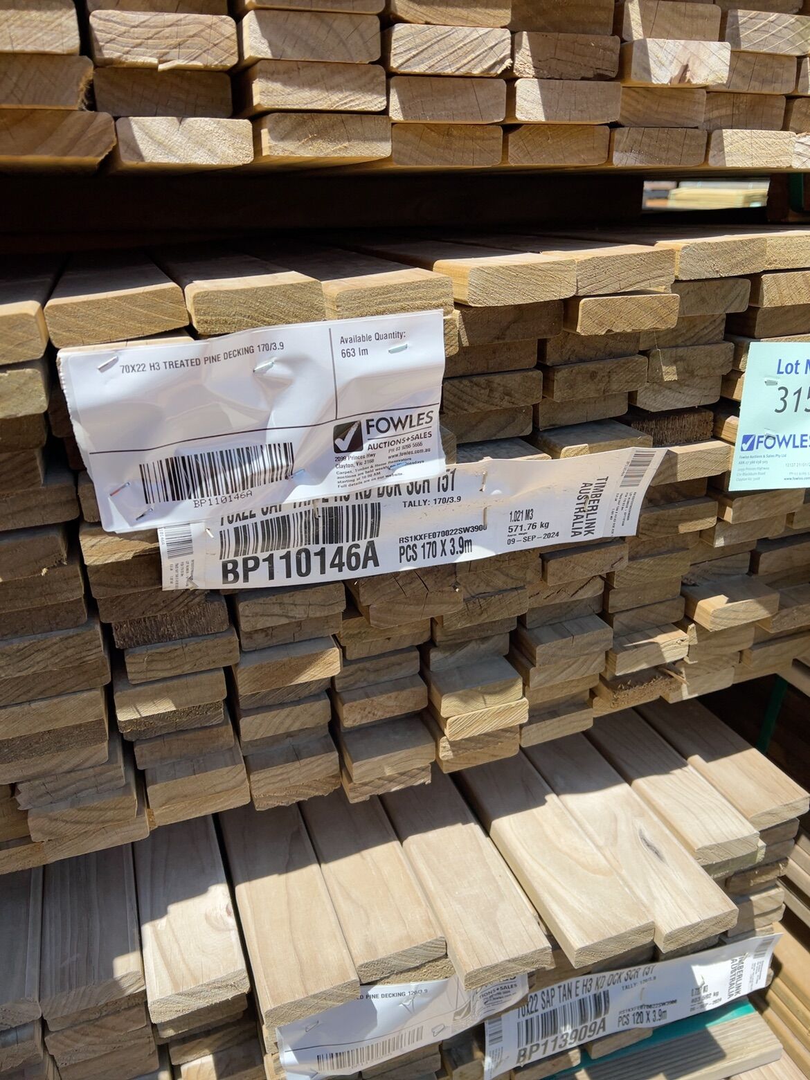 70X22 H3 TREATED PINE DECKING 170/3.9 70X22 H3 TREATED PINE DECKING 170/3.9