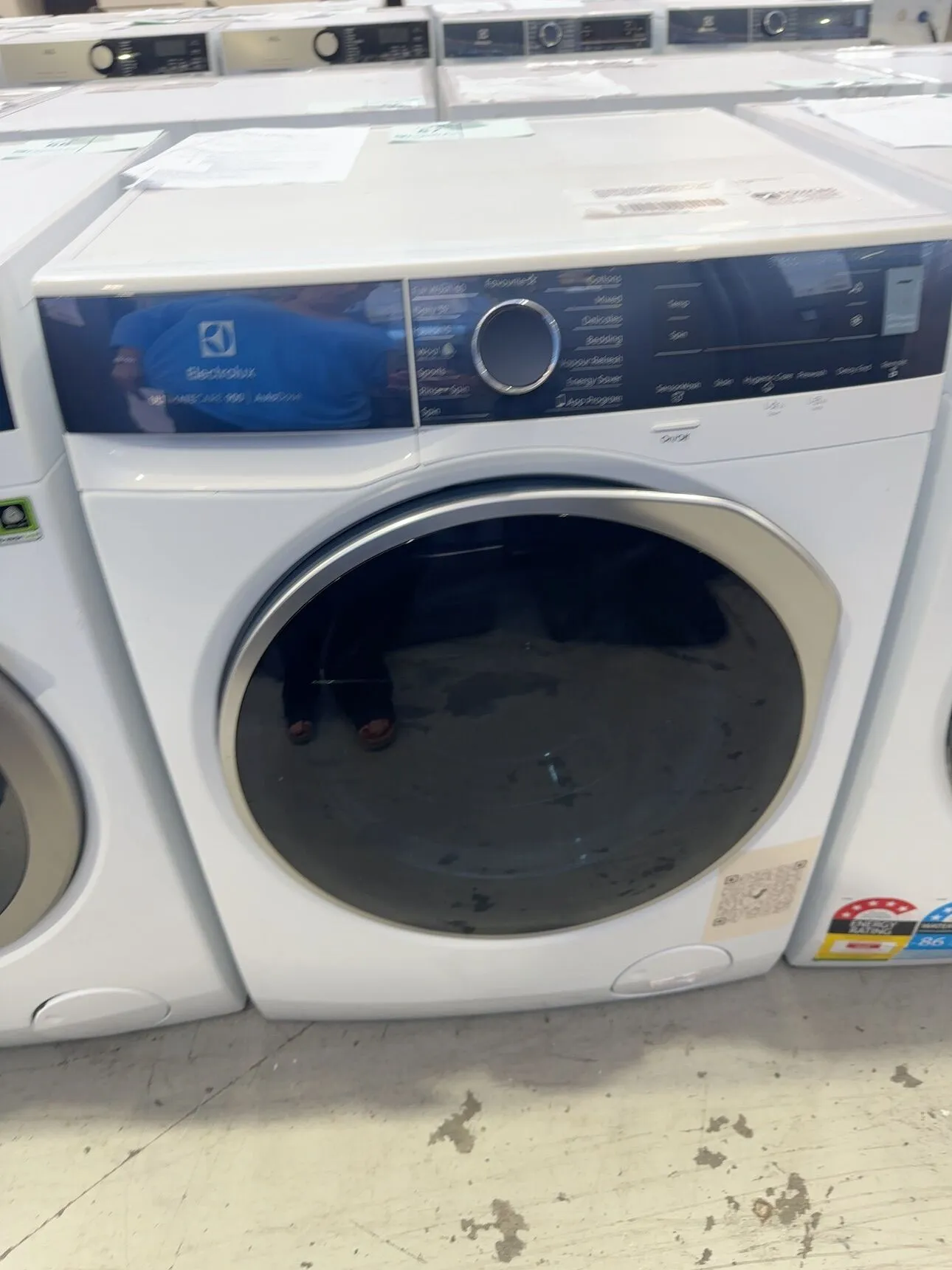 ELECTROLUX EWF1041R9WB 10KG FRONT LOAD WASHING MACHINE WIHT AUTODOSE, WIFI ENABLED WITH 5 STAR ENERGY & 4.5 WATER, WOOL CERTIFIED, INVERTER MOTOR WITH 12 MONTH WARRANTY ELECTROLUX EWF1041R9WB 10KG FRONT LOAD WASHING MACHINE WIHT AUTODOSE, WIFI ENABLED WITH 5 STAR ENERGY & 4.5 WATER, WOOL CERTIFIED, INVERTER MOTOR WITH 12 MONTH WARRANTY