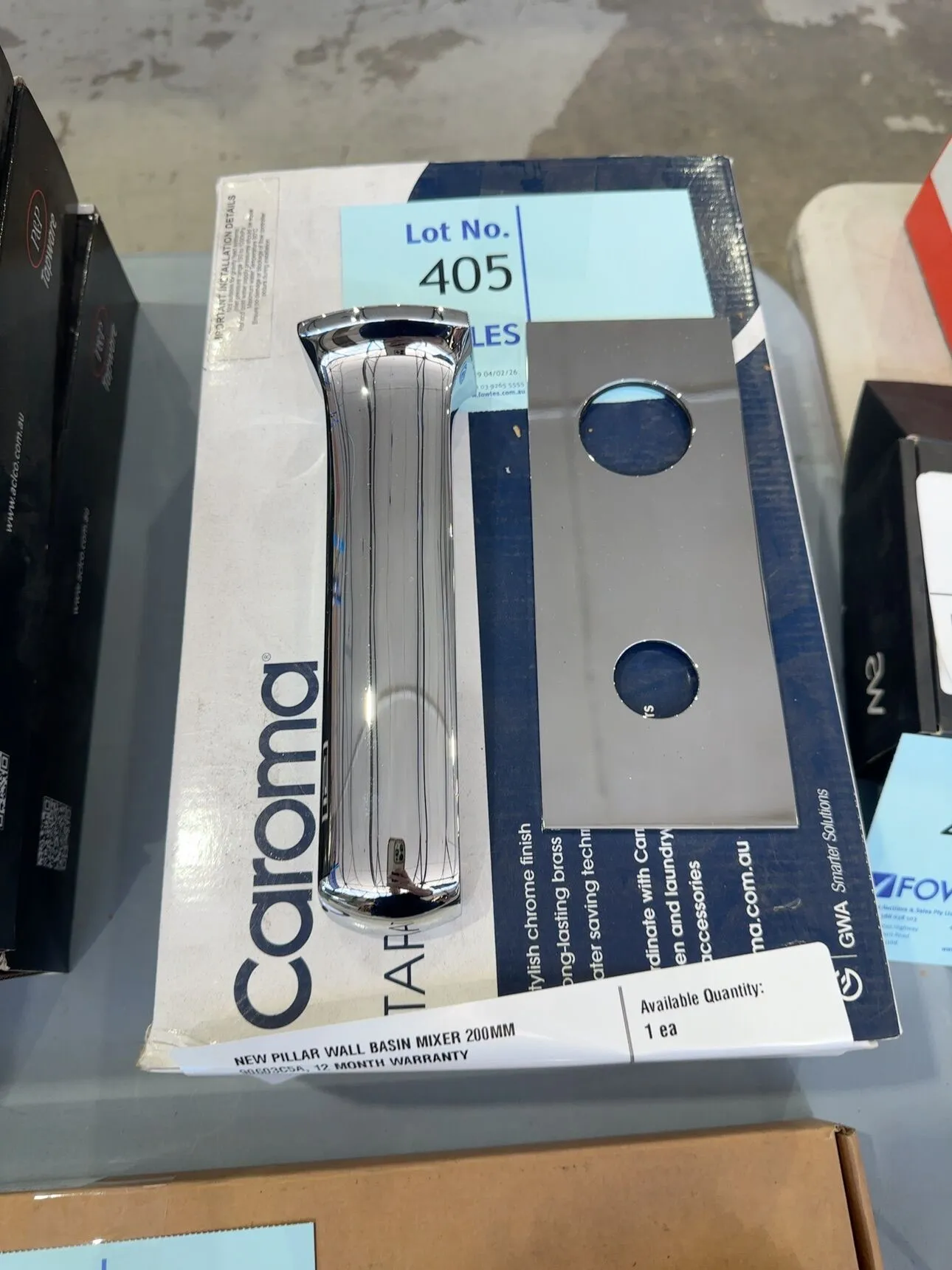 NEW PILLAR WALL BASIN MIXER 200MM 90603C5A, 12 MONTH WARRANTY NEW PILLAR WALL BASIN MIXER 200MM 90603C5A, 12 MONTH WARRANTY