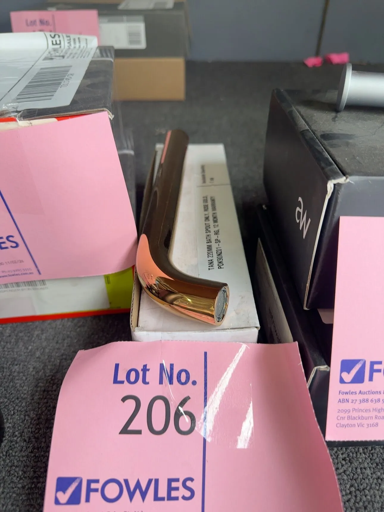 TANA 220MM BATH SPOUT ONLY, ROSE GOLD, POK90NZ01-SP-RG, 12 MONTH WARRANTY TANA 220MM BATH SPOUT ONLY, ROSE GOLD, POK90NZ01-SP-RG, 12 MONTH WARRANTY