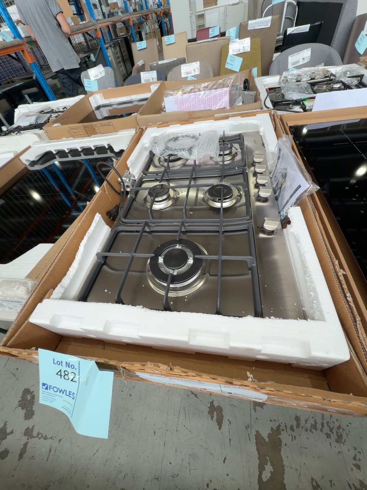 NEW EURO EGZ90LWFCSXS 900MM S/STEEL GAS COOKTOP, SOLD AS IS NO WARRANTY NEW EURO EGZ90LWFCSXS 900MM S/STEEL GAS COOKTOP, SOLD AS IS NO WARRANTY