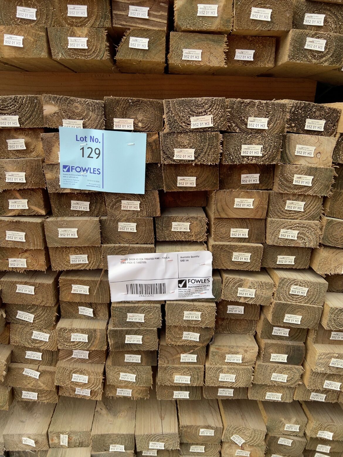 100X50 SAWN H3 CCA TREATED PINE-120/5.4 (THIS PACK IS TWISTED) 100X50 SAWN H3 CCA TREATED PINE-120/5.4 (THIS PACK IS TWISTED)