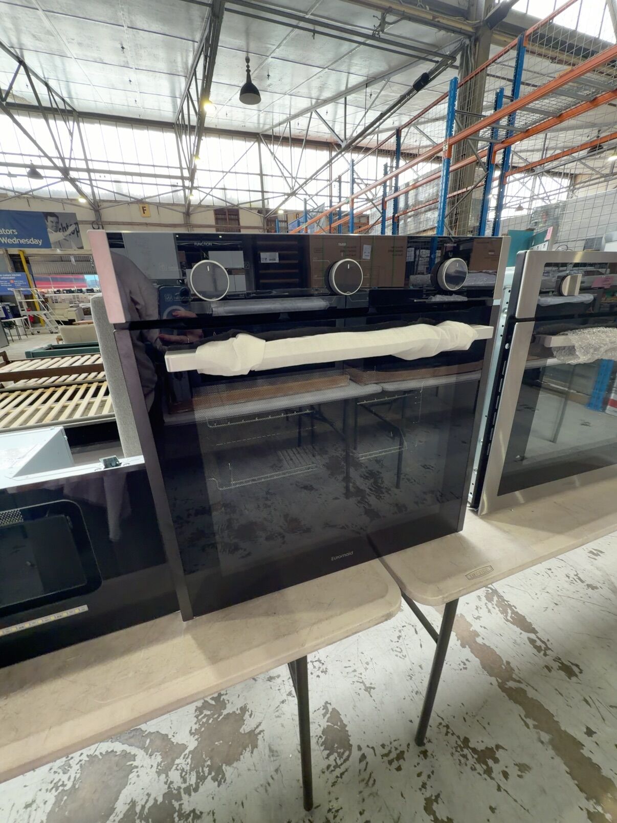 EX DISPLAY EUROMAID EO605MTS 600MM ELECTRIC OVEN, 5 FUNCTIONS, 3 MONTH WARRANTY EX DISPLAY EUROMAID EO605MTS 600MM ELECTRIC OVEN, 5 FUNCTIONS, 3 MONTH WARRANTY