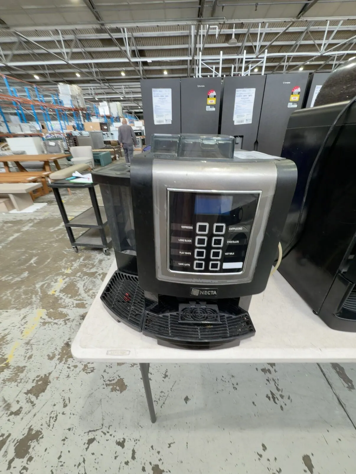 USED PROFESSIONAL COFFEE MACHINE - NECTA, SOLD AS IS NO WARRANTY USED PROFESSIONAL COFFEE MACHINE - NECTA, SOLD AS IS NO WARRANTY