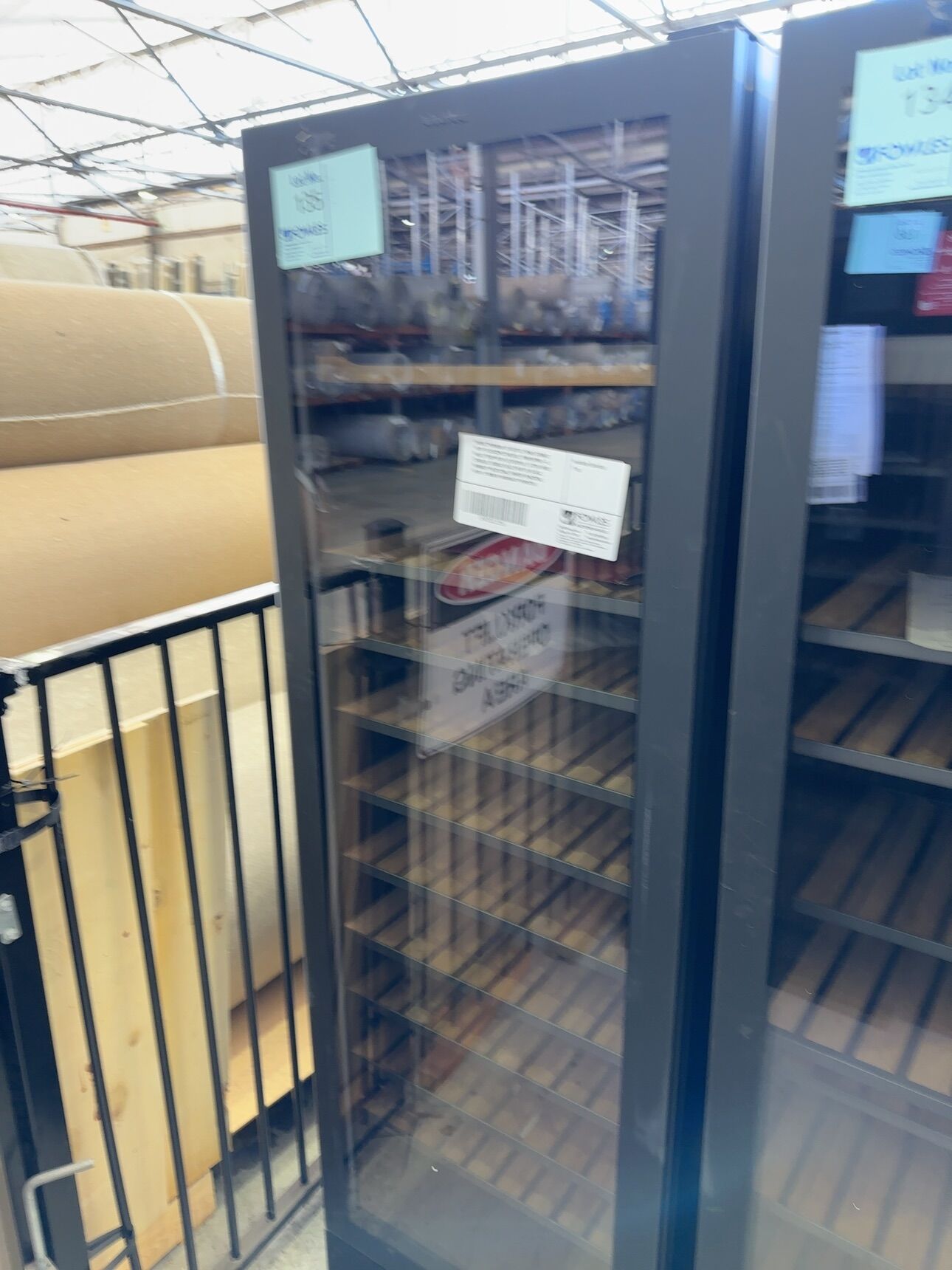 VINTEC PREMIUM 126 BOTTLE WINE CABINET WITH TELESCOPIC SHELVES, VWM198PBA-R, MULTI TEMP WITH LED DISPLAY, EXTRA WIDE CRADLES, DOUBLE GLAZE ANTI UV GLASS, HUMIDITY RECYCLING, WINTER FUNCTION, WITH 12 MONTH WARRANTY RRP$5790 VINTEC PREMIUM 126 BOTTLE WINE CABINET WITH TELESCOPIC SHELVES, VWM198PBA-R, MULTI TEMP WITH LED DISPLAY, EXTRA WIDE CRADLES, DOUBLE GLAZE ANTI UV GLASS, HUMIDITY RECYCLING, WINTER FUNCTION, WITH 12 MONTH WARRANTY RRP$5790