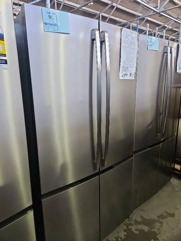 WESTINGHOUSE WQE6000SB S/STEEL QUAD DOOR FRIDGE 541 LITRE, 896MM WIDE, DUAL SEALED CRISPERS WITH HUMIDITY CONTROL, 4 STAR ENERGY, FLEXIBLE INTERIORS, LOCKABLE DOOR COMPARTMENT, SPILLSAFE GLASS SHELVING, FINGERPRINT RESISTANT WITH 12 MONTH WARRANTY WESTINGHOUSE WQE6000SB S/STEEL QUAD DOOR FRIDGE 541 LITRE, 896MM WIDE, DUAL SEALED CRISPERS WITH HUMIDITY CONTROL, 4 STAR ENERGY, FLEXIBLE INTERIORS, LOCKABLE DOOR COMPARTMENT, SPILLSAFE GLASS SHELVING, FINGERPRINT RESISTANT WITH 12 MONTH WARRANTY