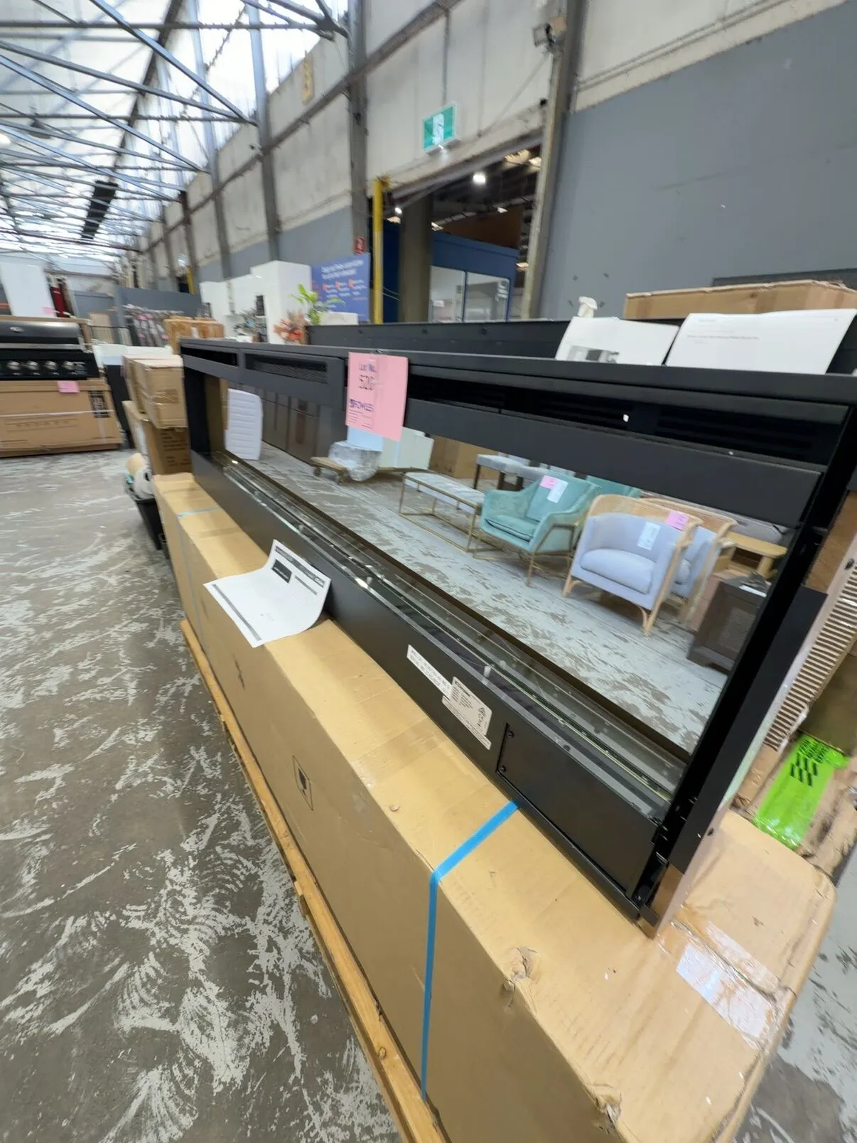 DAMAGED PACKAGING - DIMPLEX PRISM 74" WALL MOUNTED ELECTRIC FIREPLACE, RRP$1799 WITH 3 MONTH WARRANTY DAMAGED PACKAGING - DIMPLEX PRISM 74" WALL MOUNTED ELECTRIC FIREPLACE, RRP$1799 WITH 3 MONTH WARRANTY