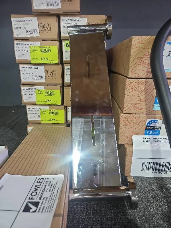 OPUS METAL SHELF CHROME ELECTROPLATED 440MM 8127A-440 OPUS METAL SHELF CHROME ELECTROPLATED 440MM 8127A-440