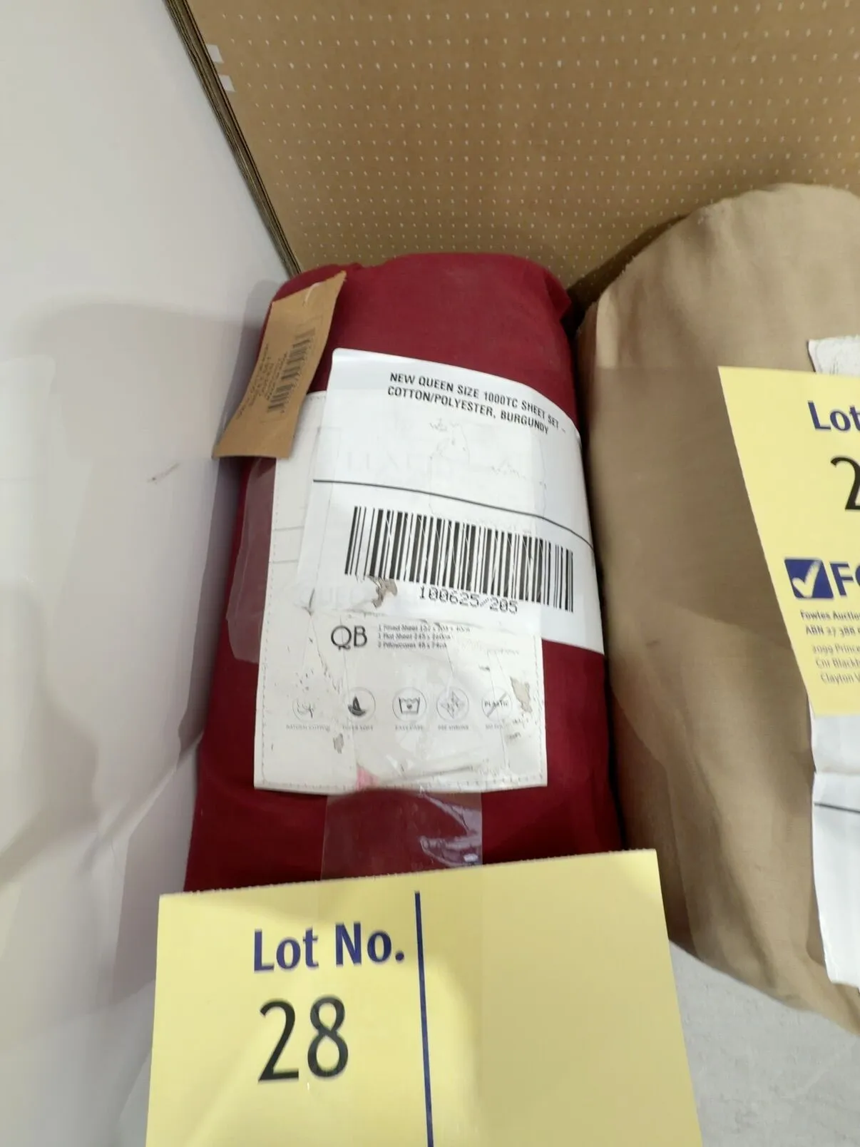 NEW QUEEN SIZE 1000TC SHEET SET - COTTON/POLYESTER, BURGUNDY NEW QUEEN SIZE 1000TC SHEET SET - COTTON/POLYESTER, BURGUNDY