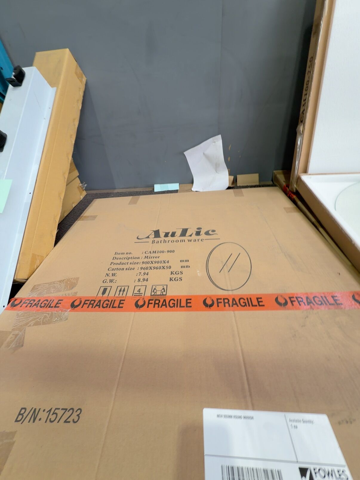 NEW 900MM ROUND MIRROR NEW 900MM ROUND MIRROR