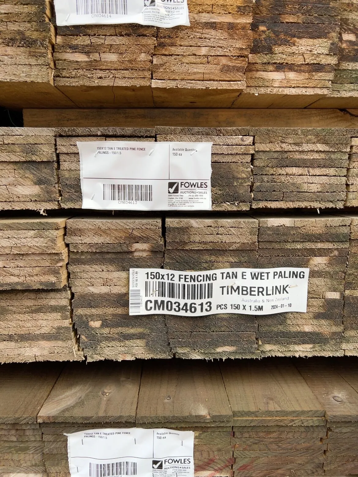 150X12 TAN E TREATED PINE FENCE PALINGS-150/1.5 150X12 TAN E TREATED PINE FENCE PALINGS-150/1.5