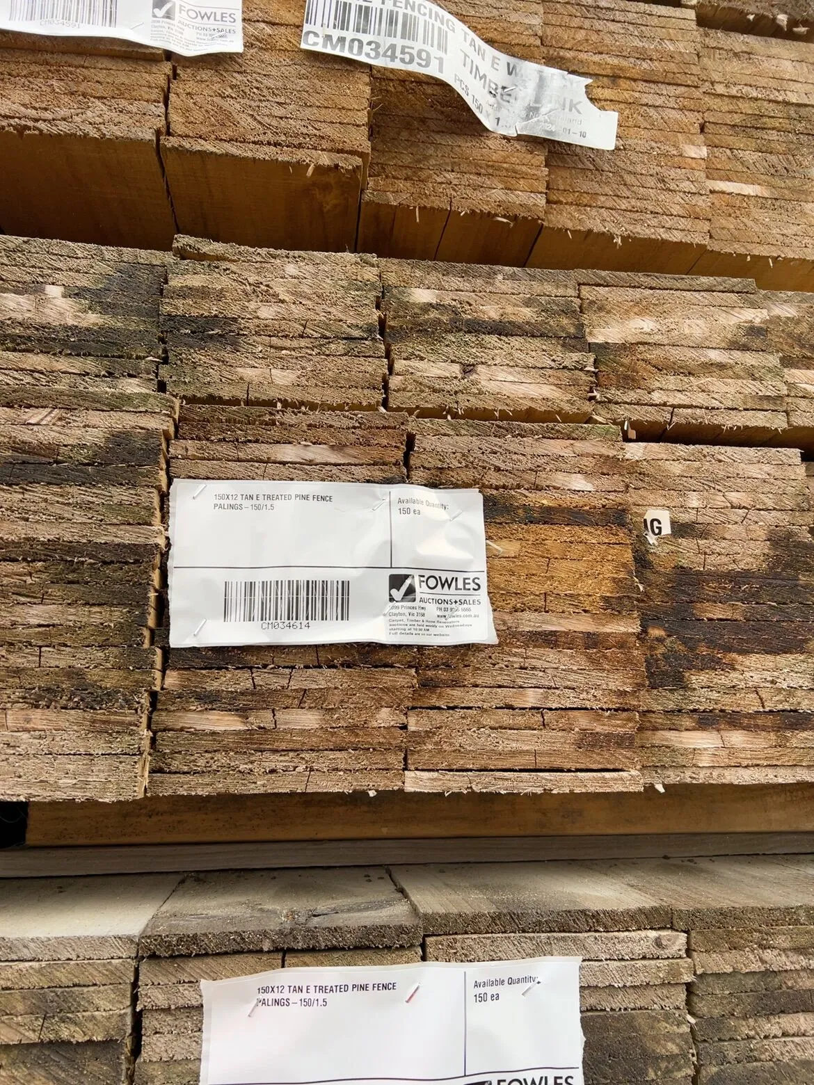 150X12 TAN E TREATED PINE FENCE PALINGS-150/1.5 150X12 TAN E TREATED PINE FENCE PALINGS-150/1.5