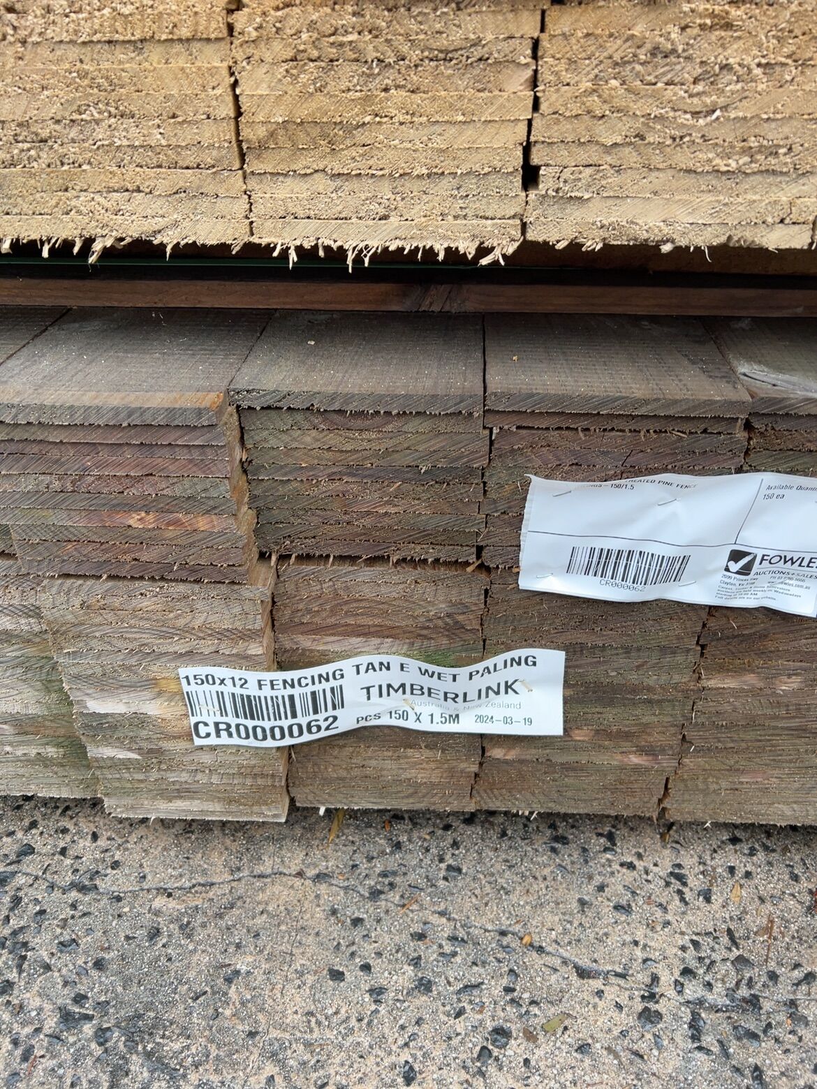 150X12 TAN E TREATED PINE FENCE PALINGS-150/1.5 150X12 TAN E TREATED PINE FENCE PALINGS-150/1.5