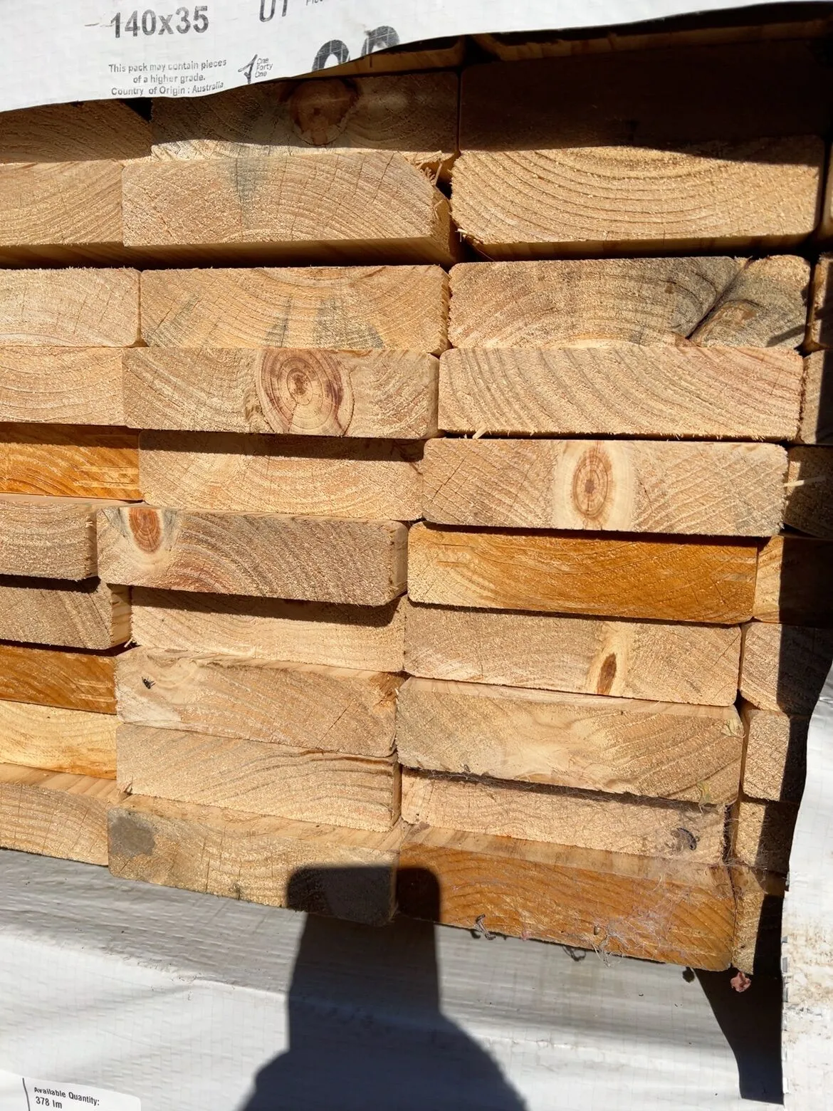 140X35 MGP10 PINE-90/4.2 (THIS PACK IS AGED STOCK AND SOLD AS IS) 140X35 MGP10 PINE-90/4.2 (THIS PACK IS AGED STOCK AND SOLD AS IS)