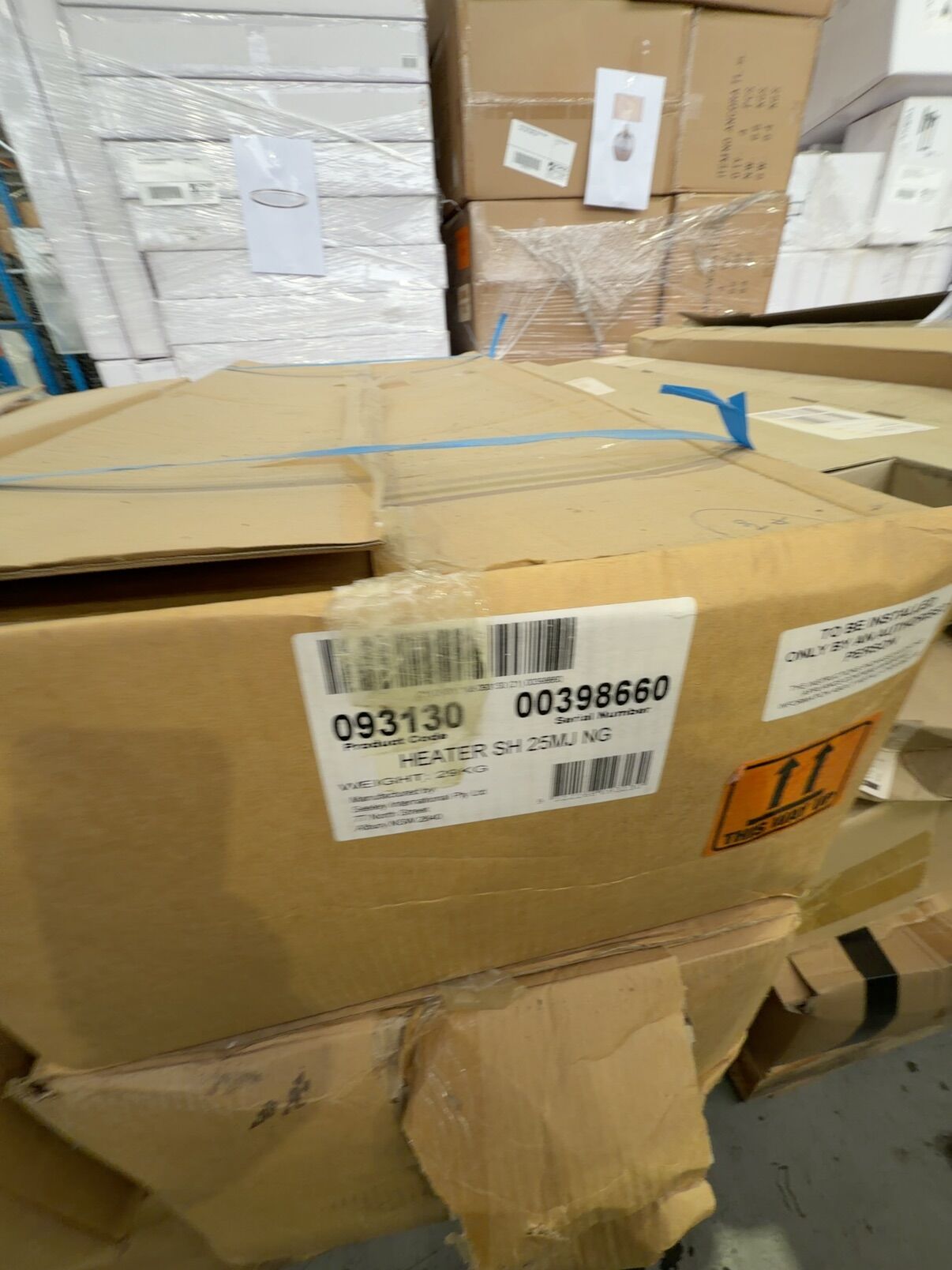 PALLET OF RINNAI GAS HEATERS SOLD AS IS NO WARRANTY PALLET OF RINNAI GAS HEATERS SOLD AS IS NO WARRANTY