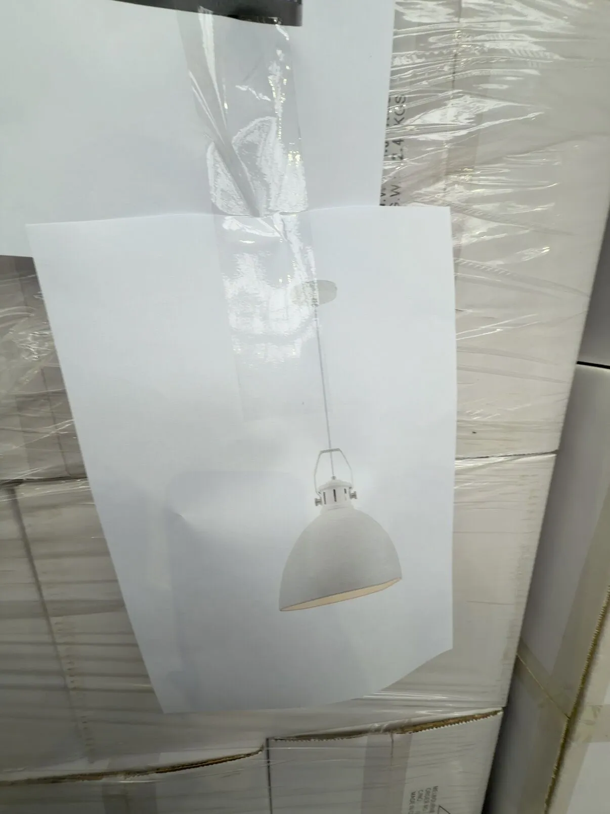 PALLET OF NEW ASSORTED DESIGNER LIGHTING INCLUDING NEW HAMPTON STYLE REESE BLACK EXTERIOR WALL LIGHT RRP$259 EACH & WHITE FABRICA PENDANT LIGHT RRP$120 EACH PALLET OF NEW ASSORTED DESIGNER LIGHTING INCLUDING NEW HAMPTON STYLE REESE BLACK EXTERIOR WALL LIGHT RRP$259 EACH & WHITE FABRICA PENDANT LIGHT RRP$120 EACH