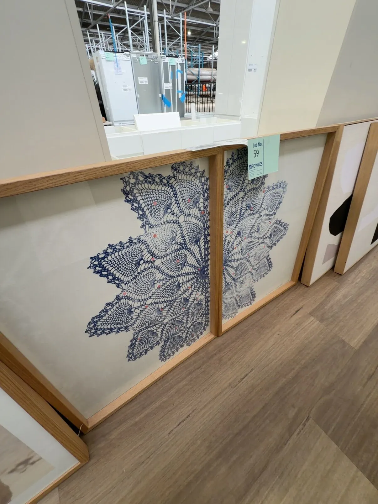 EX STAGING FURNITURE - PAIR OF ARTWORK, SOLD AS IS EX STAGING FURNITURE - PAIR OF ARTWORK, SOLD AS IS