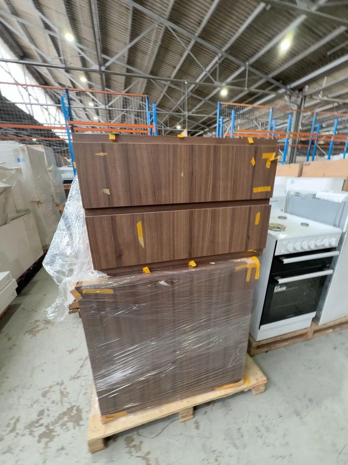 PALLET OF CUSTOM MADE DRAWER CABINETS, SOLD AS IS PALLET OF CUSTOM MADE DRAWER CABINETS, SOLD AS IS
