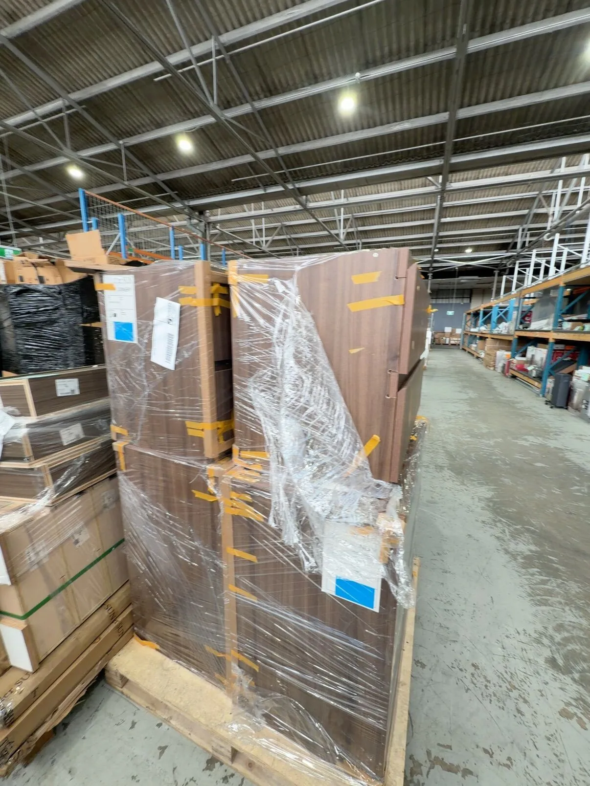 PALLET OF CUSTOM MADE DRAWER CABINETS, SOLD AS IS PALLET OF CUSTOM MADE DRAWER CABINETS, SOLD AS IS