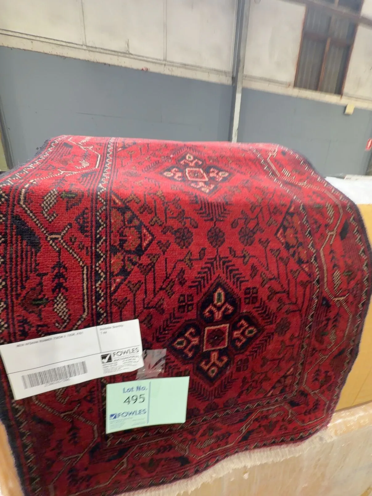 NEW AFGHAN RUNNER 258CM X 73CM, #701 NEW AFGHAN RUNNER 258CM X 73CM, #701