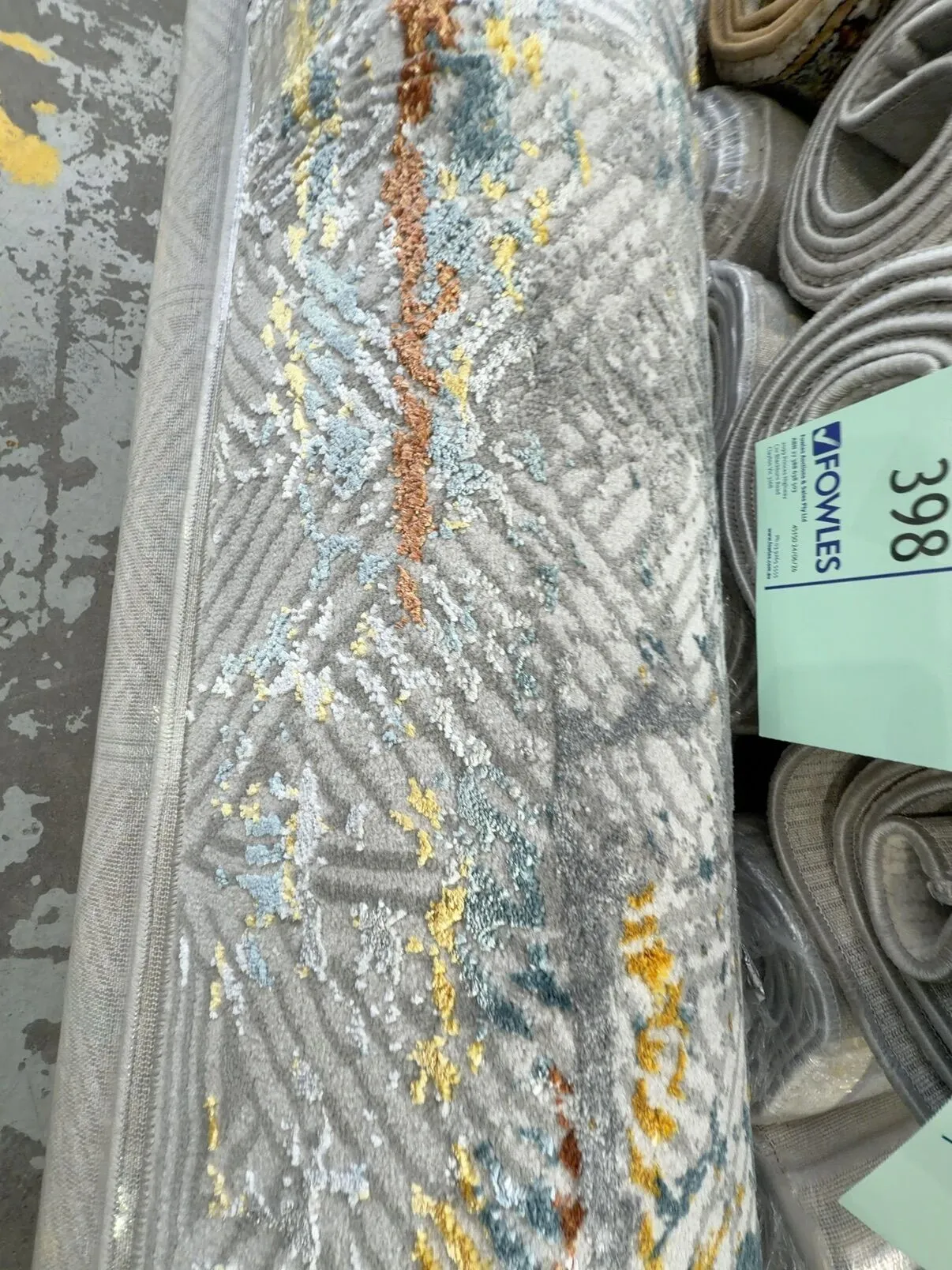 NEW MACHINE MADE MODERN RUG 230CM X 160CM, OLYMPUS 03296B GREY NEW MACHINE MADE MODERN RUG 230CM X 160CM, OLYMPUS 03296B GREY