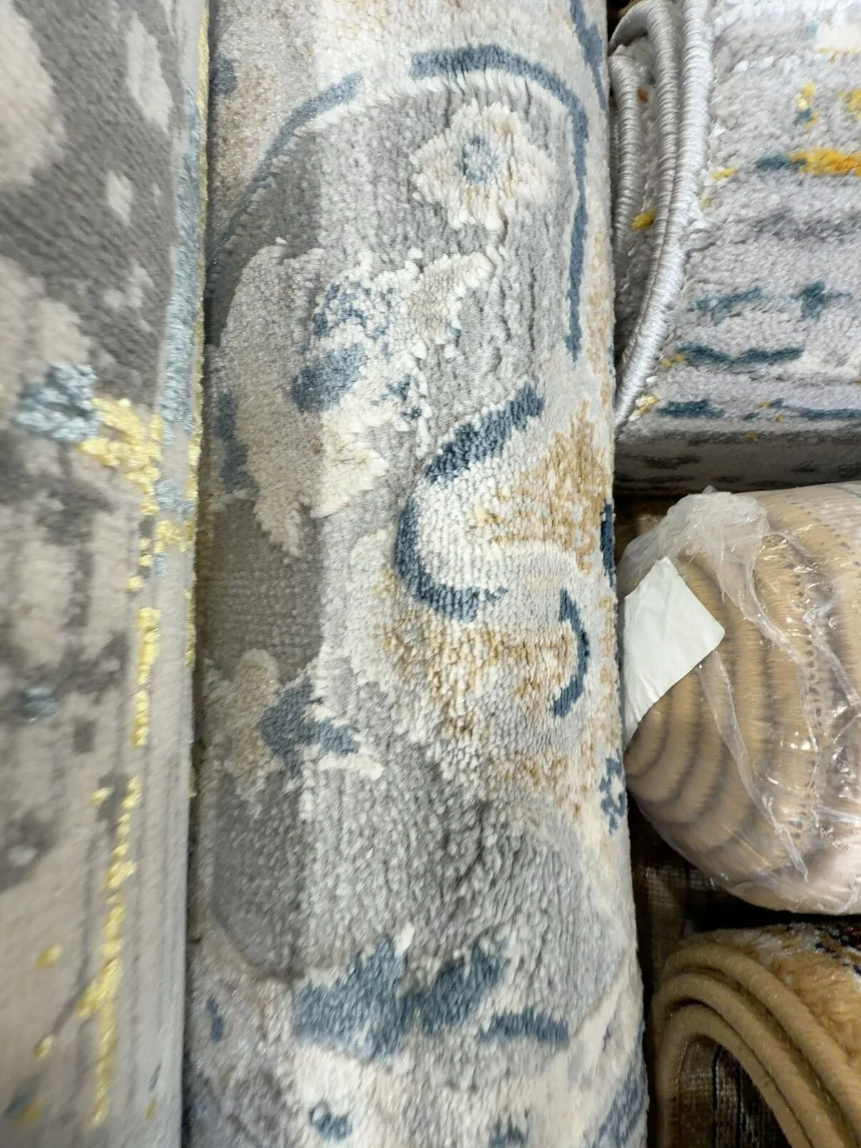 NEW MACHINE MADE MODERN RUG 230CM X 160CM, LA CASA BLUE/GREY NEW MACHINE MADE MODERN RUG 230CM X 160CM, LA CASA BLUE/GREY