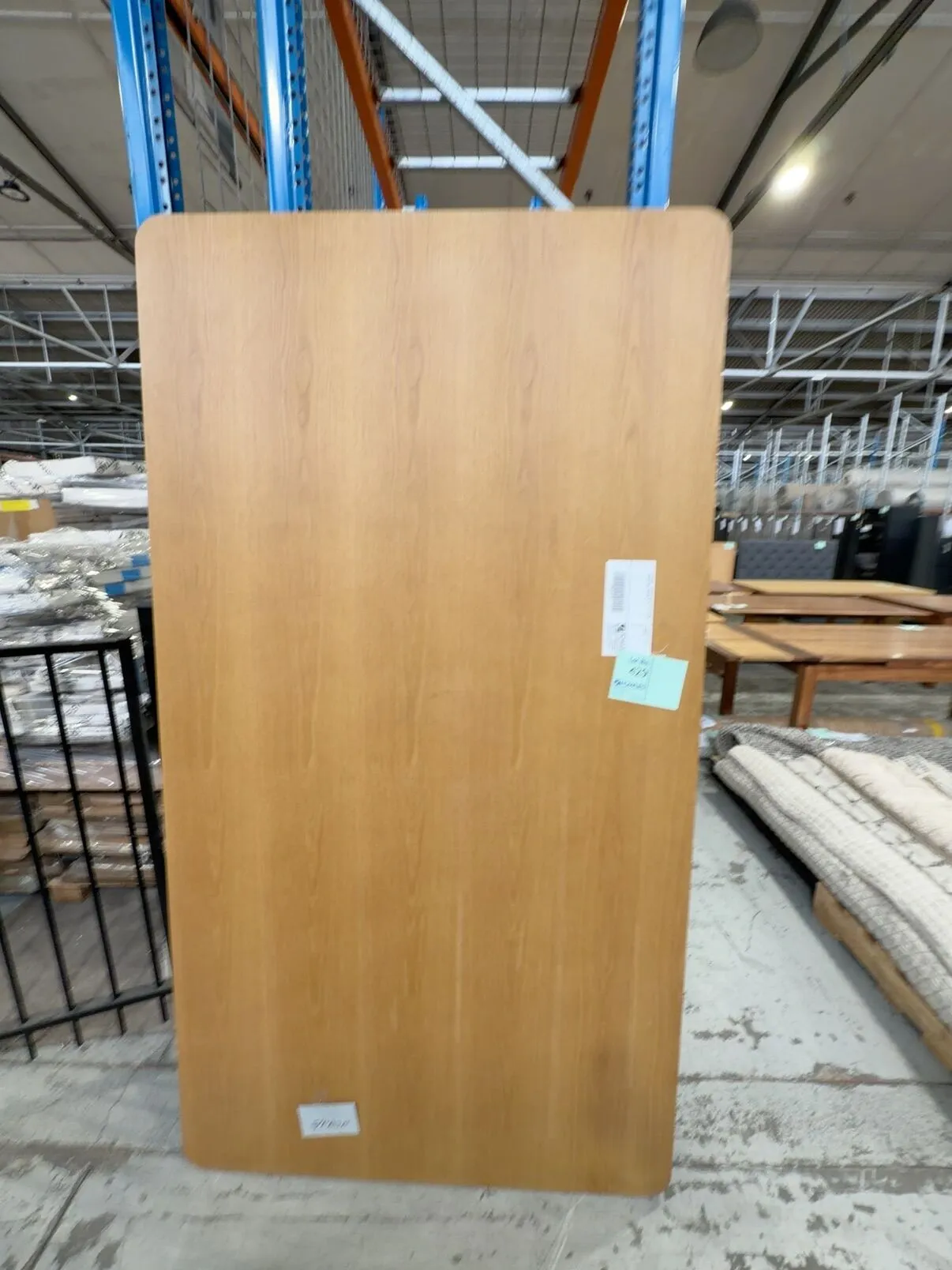 EX STAGING - CURVED DINING TABLE 2400MM - WOBBY LEGS, SOLD AS IS EX STAGING - CURVED DINING TABLE 2400MM - WOBBY LEGS, SOLD AS IS